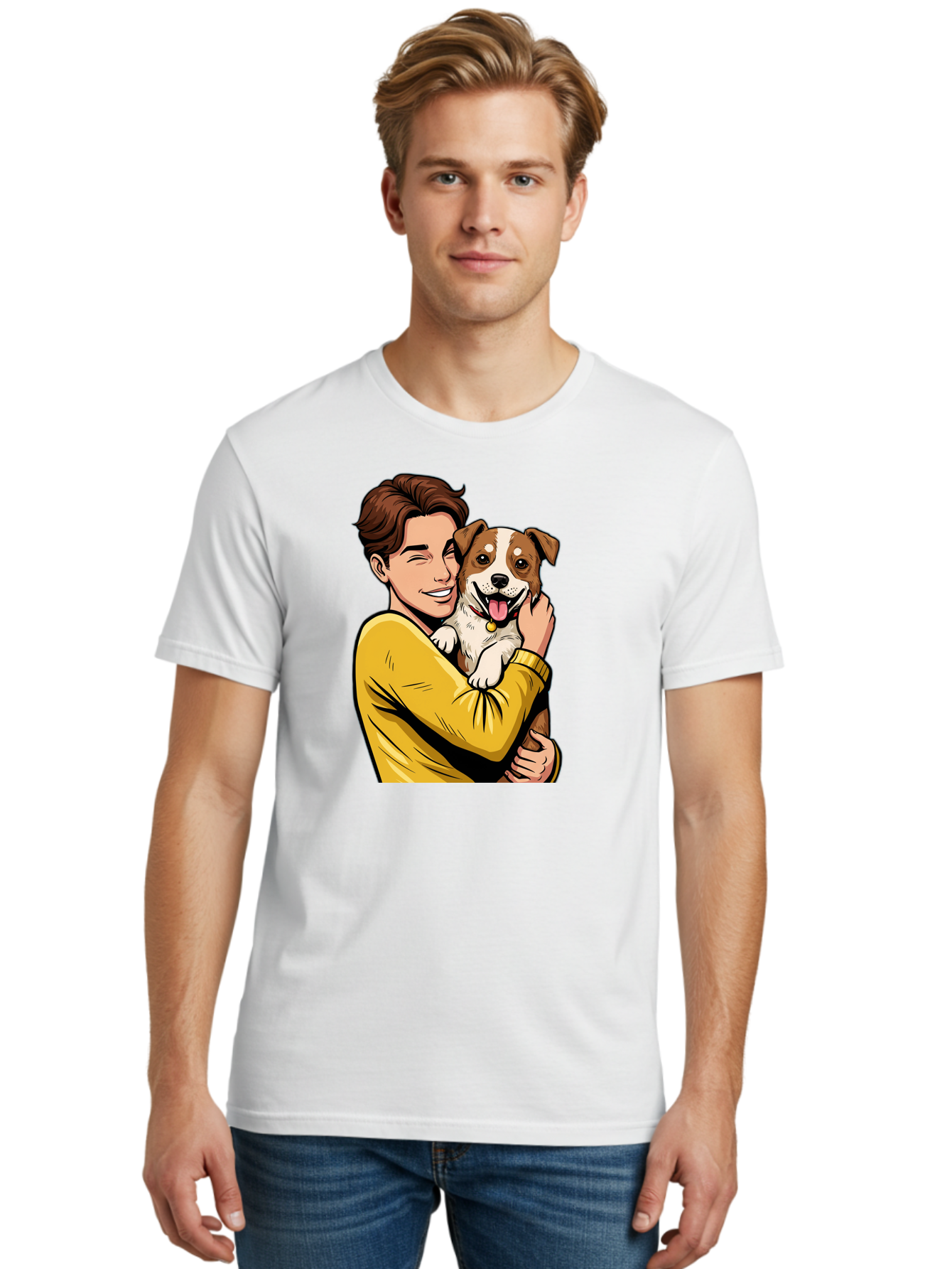 Man-And-Dog Men'S Graphic Tee, 100% Cotton, Comfortable Casual Summer Wear, Machine Washable, Vintage Camera, Old Camera, Antique Camera, Black Camera, Classic Photography, Photography Equipment, Nostalgic Device, Film Camera, Camera Art Bai109