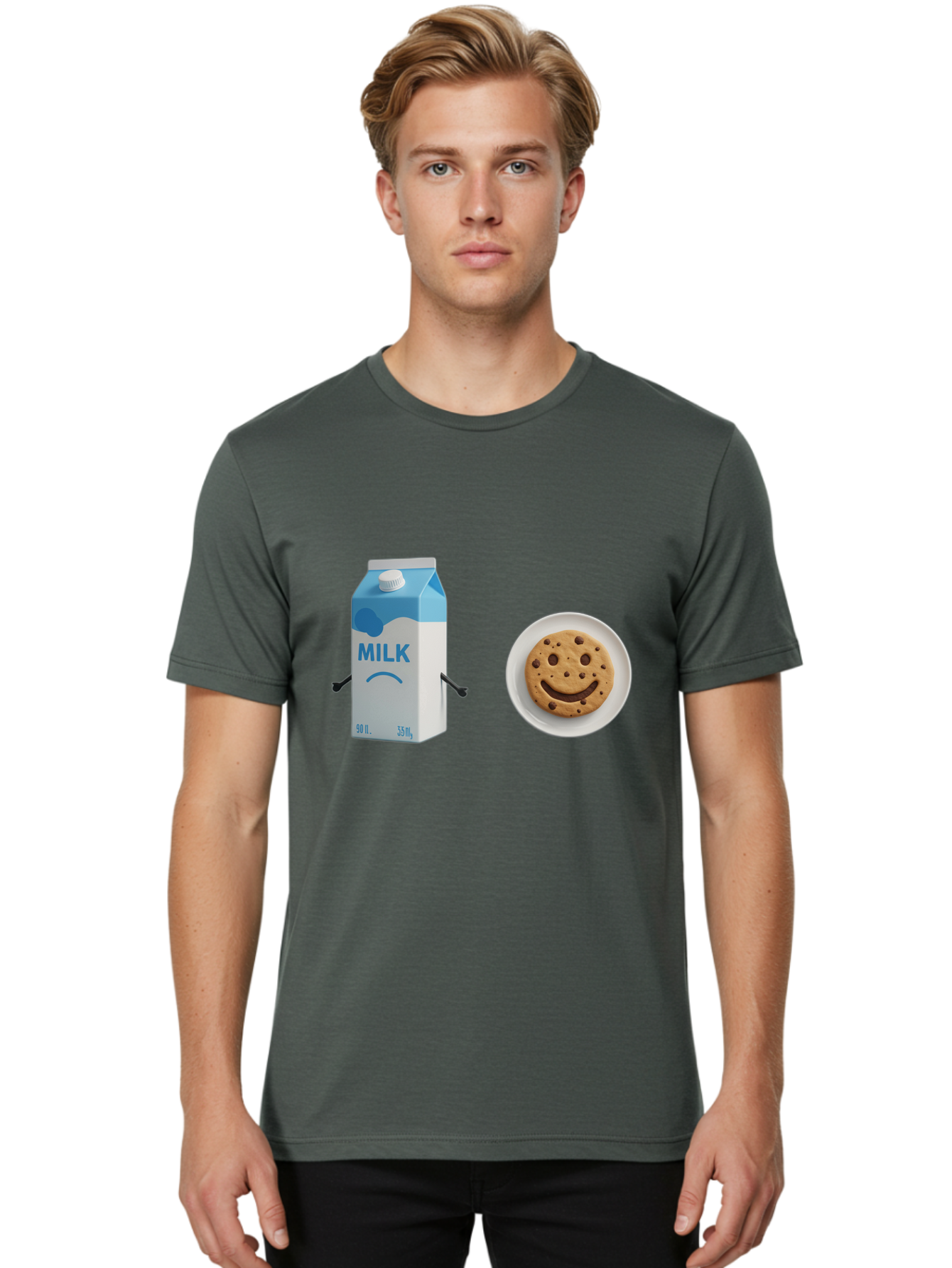 Milk-11 Men'S Graphic Tee, 100% Cotton, Comfortable Casual Summer Wear, Machine Washable, Vintage Camera, Old Camera, Antique Camera, Black Camera, Classic Photography, Photography Equipment, Nostalgic Device, Film Camera, Camera Art Bai134