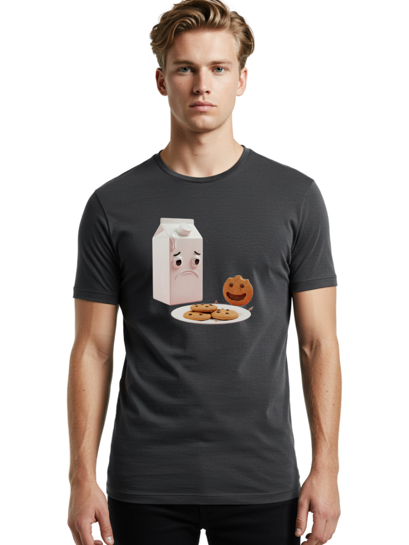 Milk-Carton-1 Men'S Graphic Tee, 100% Cotton, Comfortable Casual Summer Wear, Machine Washable, Vintage Camera, Old Camera, Antique Camera, Black Camera, Classic Photography, Photography Equipment, Nostalgic Device, Film Camera, Camera Art Bai147