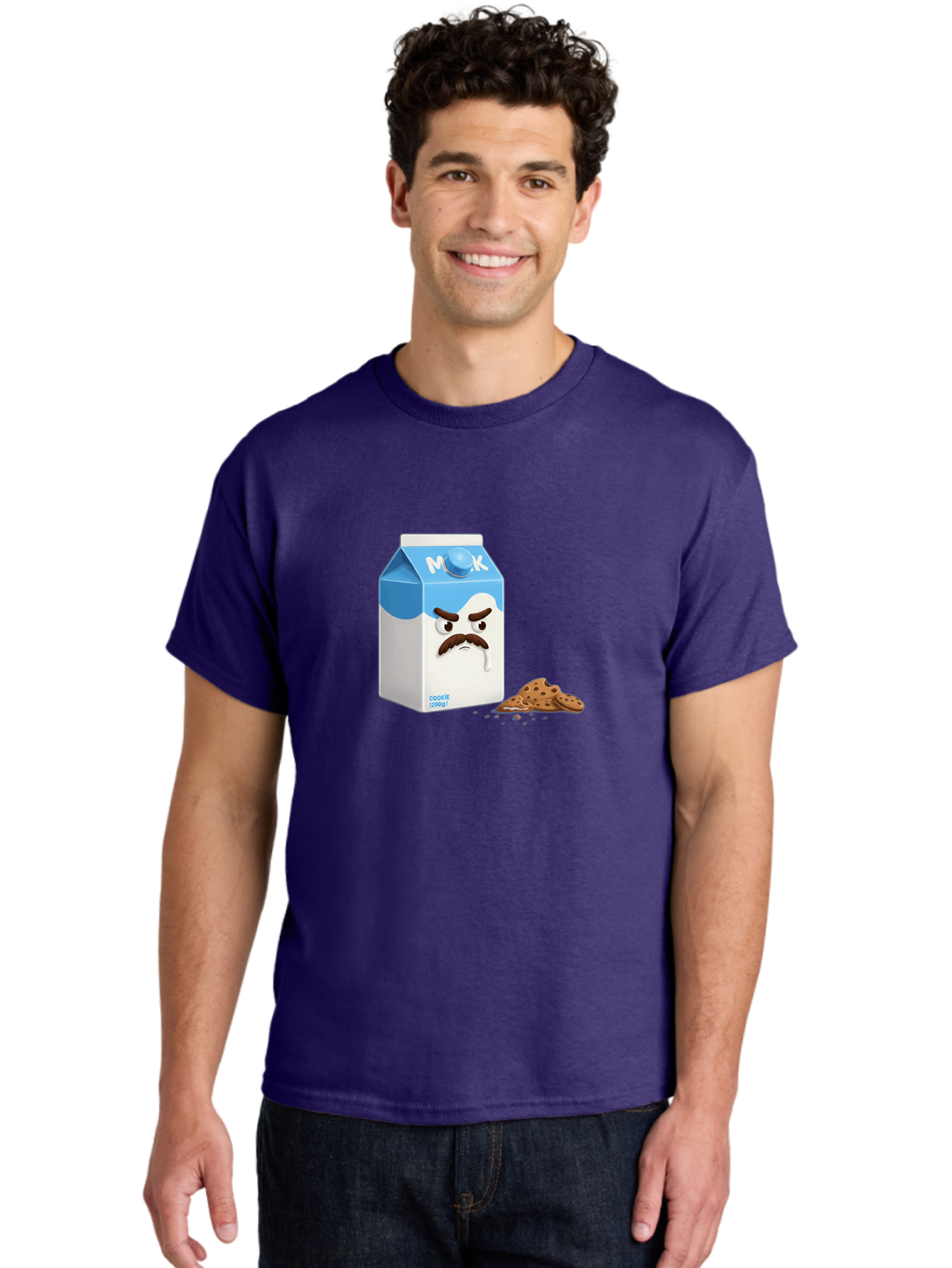 Milk-Carton-With-Mustache Men'S Graphic Tee, 100% Cotton, Comfortable Casual Summer Wear, Machine Washable, Vintage Camera, Old Camera, Antique Camera, Black Camera, Classic Photography, Photography Equipment, Nostalgic Device, Film Camera, Bai149