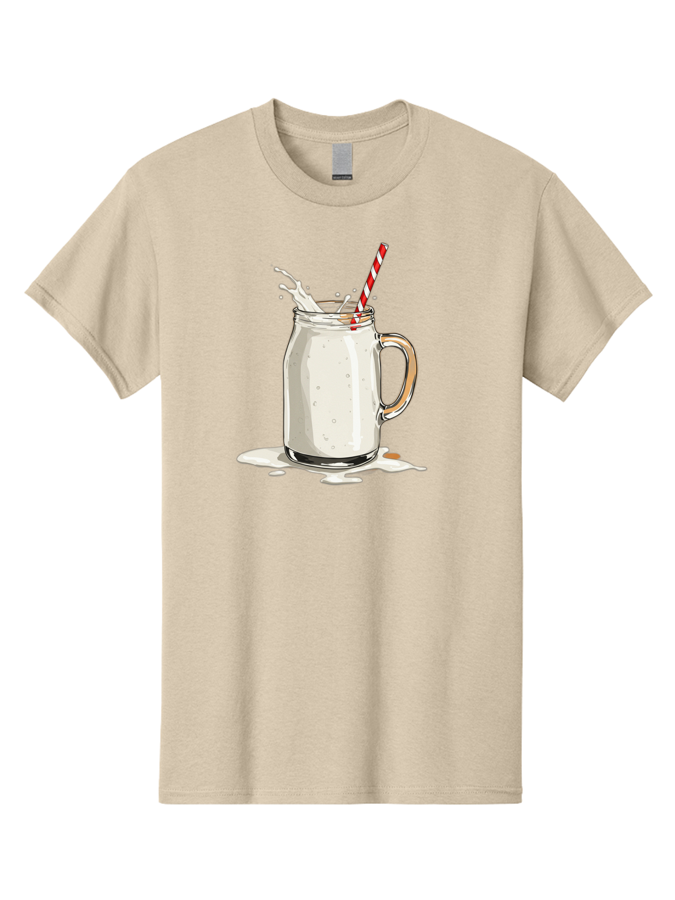 Milkshake-Mason-Jar Men'S Graphic Tee, 100% Cotton, Comfortable Casual Summer Wear, Machine Washable, Vintage Camera, Old Camera, Antique Camera, Black Camera, Classic Photography, Photography Equipment, Nostalgic Device, Film Camera, Bai155