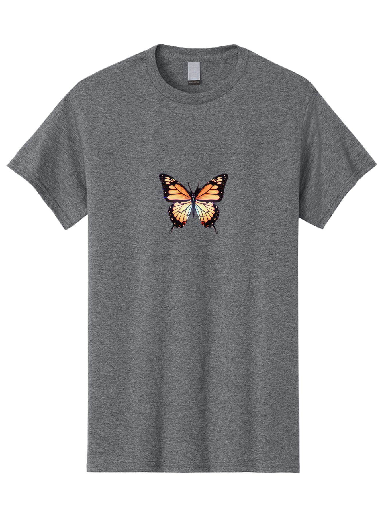 Monarch-Butterfly Men'S Graphic Tee, 100% Cotton, Comfortable Casual Summer Wear, Machine Washable, Vintage Camera, Old Camera, Antique Camera, Black Camera, Classic Photography, Photography Equipment, Nostalgic Device, Film Camera, Camera Art Bai159