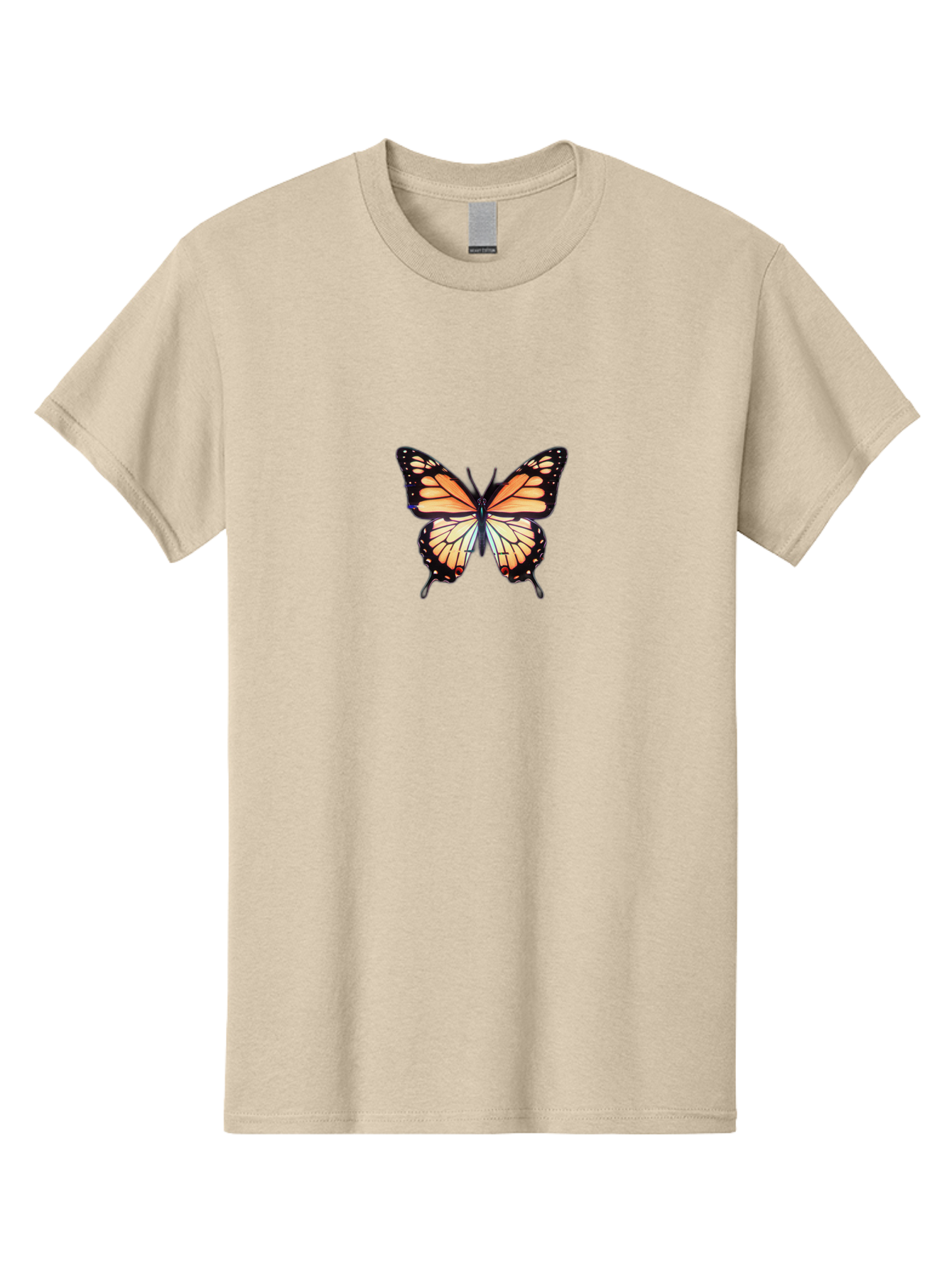 Monarch-Butterfly Men'S Graphic Tee, 100% Cotton, Comfortable Casual Summer Wear, Machine Washable, Vintage Camera, Old Camera, Antique Camera, Black Camera, Classic Photography, Photography Equipment, Nostalgic Device, Film Camera, Camera Art Bai159