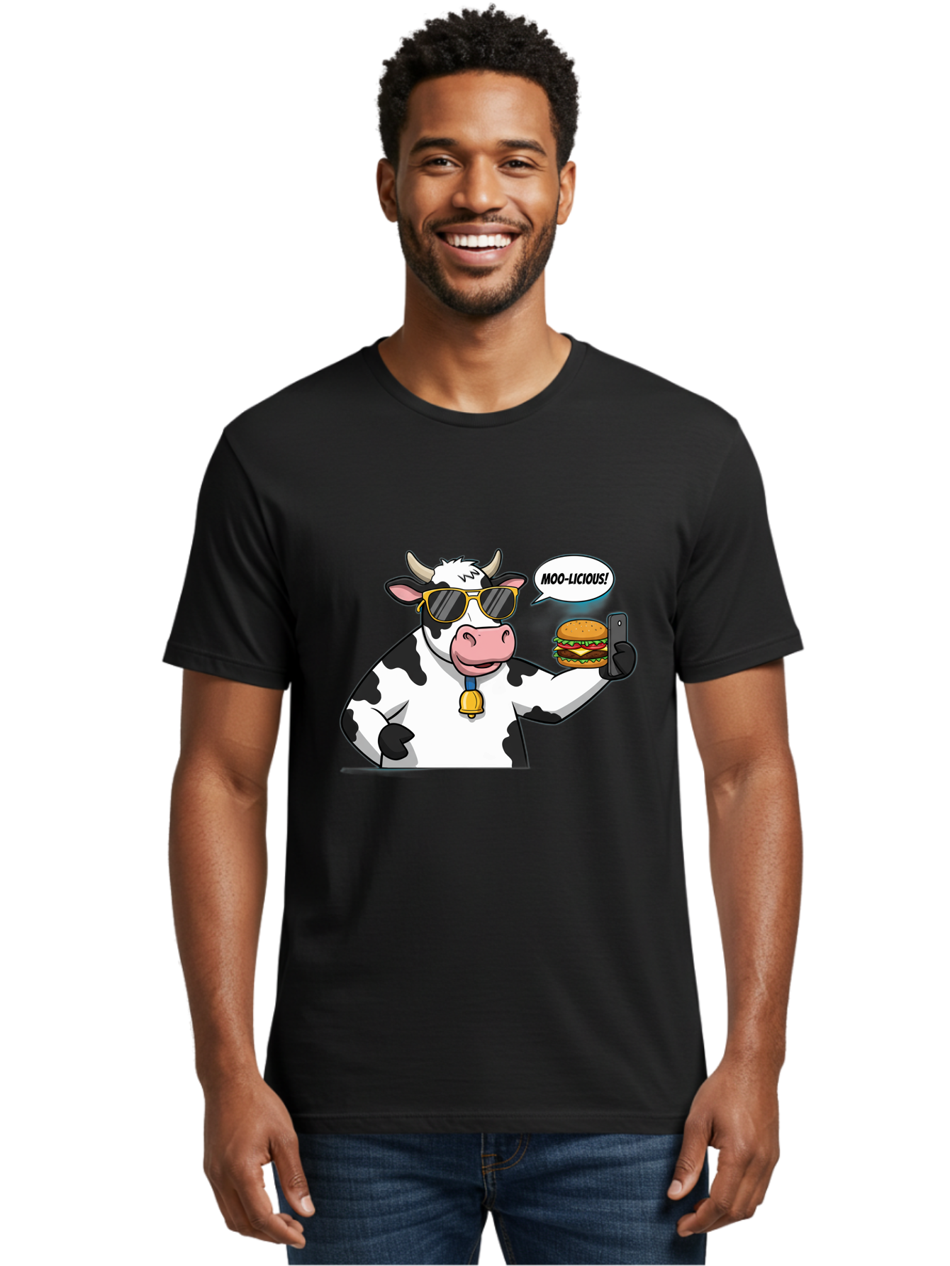 Moo-Licious Men'S Graphic Tee, 100% Cotton, Comfortable Casual Summer Wear, Machine Washable, Vintage Camera, Old Camera, Antique Camera, Black Camera, Classic Photography, Photography Equipment, Nostalgic Device, Film Camera, Camera Art Bai162