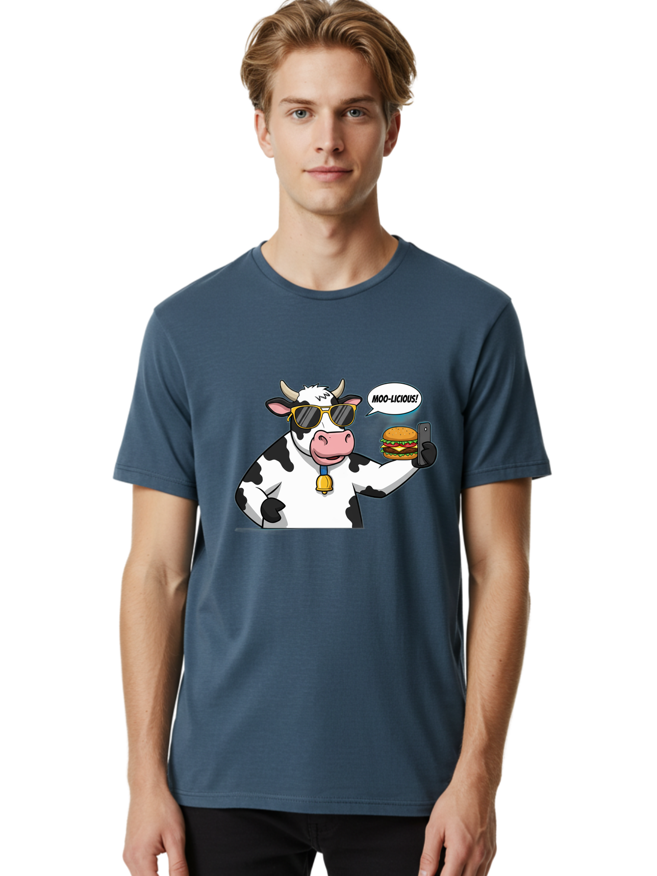 Moo-Licious Men'S Graphic Tee, 100% Cotton, Comfortable Casual Summer Wear, Machine Washable, Vintage Camera, Old Camera, Antique Camera, Black Camera, Classic Photography, Photography Equipment, Nostalgic Device, Film Camera, Camera Art Bai162