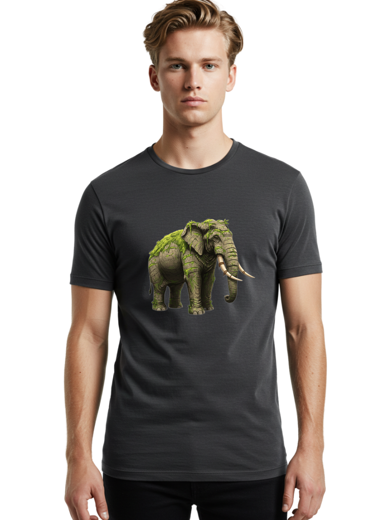 Mossy-Elephant Men'S Graphic Tee, 100% Cotton, Comfortable Casual Summer Wear, Machine Washable, Vintage Camera, Old Camera, Antique Camera, Black Camera, Classic Photography, Photography Equipment, Nostalgic Device, Film Camera, Camera Art Bai166