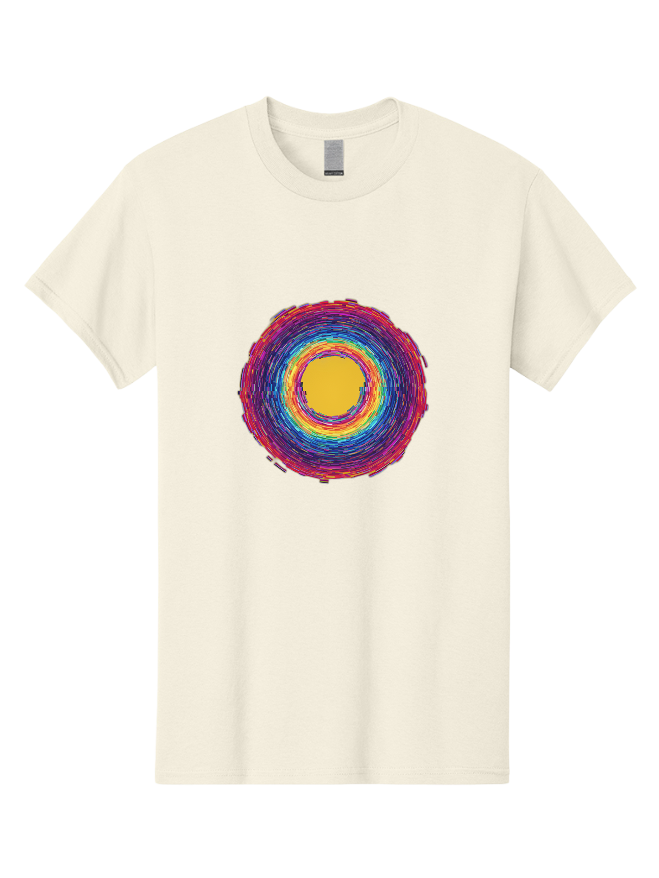 Multicolored-Circle Men'S Graphic Tee, 100% Cotton, Comfortable Casual Summer Wear, Machine Washable, Vintage Camera, Old Camera, Antique Camera, Black Camera, Classic Photography, Photography Equipment, Nostalgic Device, Film Camera, Bai171