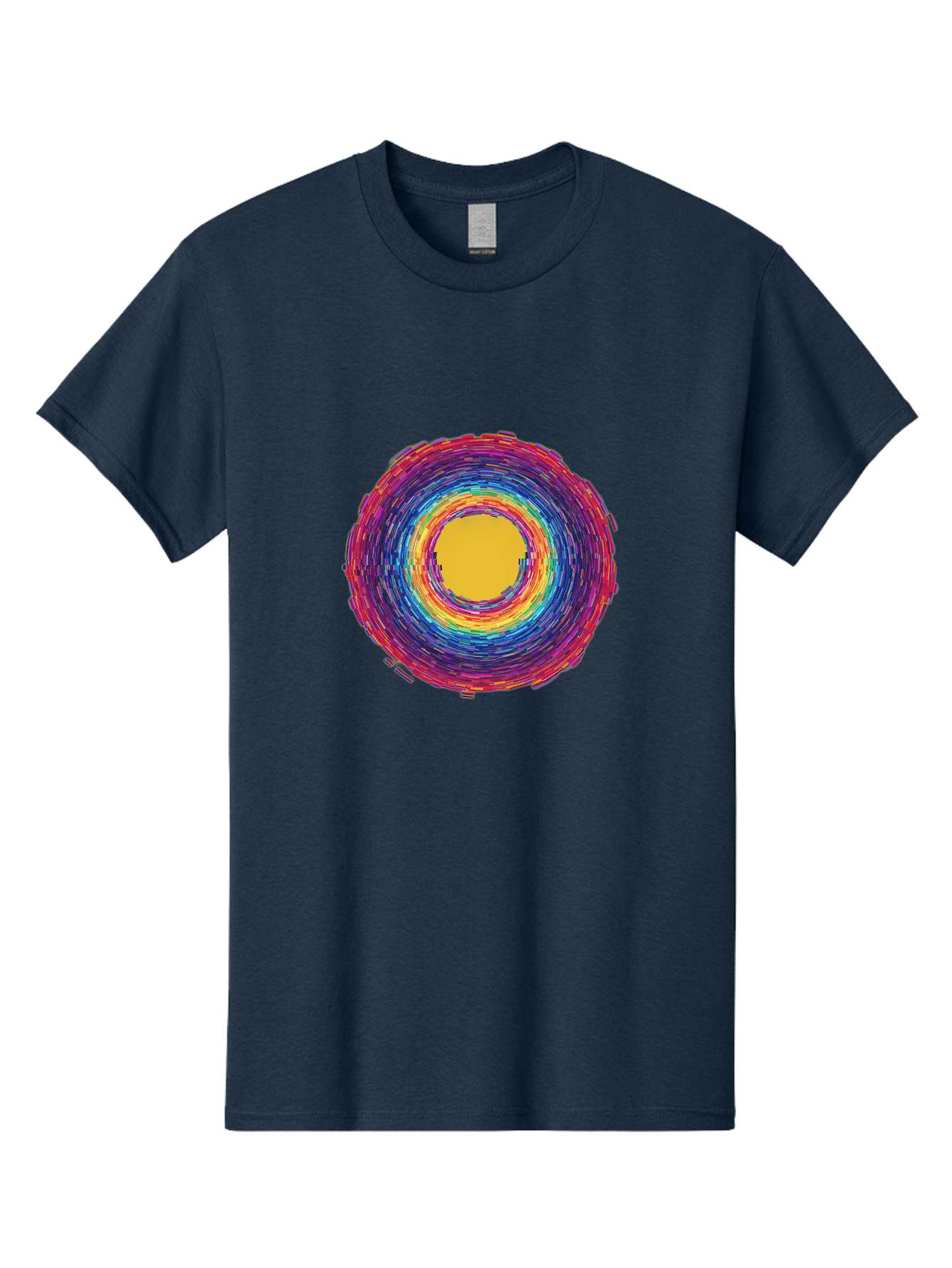 Multicolored-Circle Men'S Graphic Tee, 100% Cotton, Comfortable Casual Summer Wear, Machine Washable, Vintage Camera, Old Camera, Antique Camera, Black Camera, Classic Photography, Photography Equipment, Nostalgic Device, Film Camera, Bai171