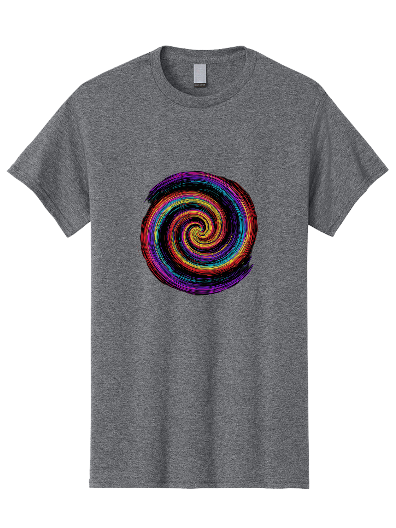 Multicolored-Spiral Men'S Graphic Tee, 100% Cotton, Comfortable Casual Summer Wear, Machine Washable, Vintage Camera, Old Camera, Antique Camera, Black Camera, Classic Photography, Photography Equipment, Nostalgic Device, Film Camera, Bai172