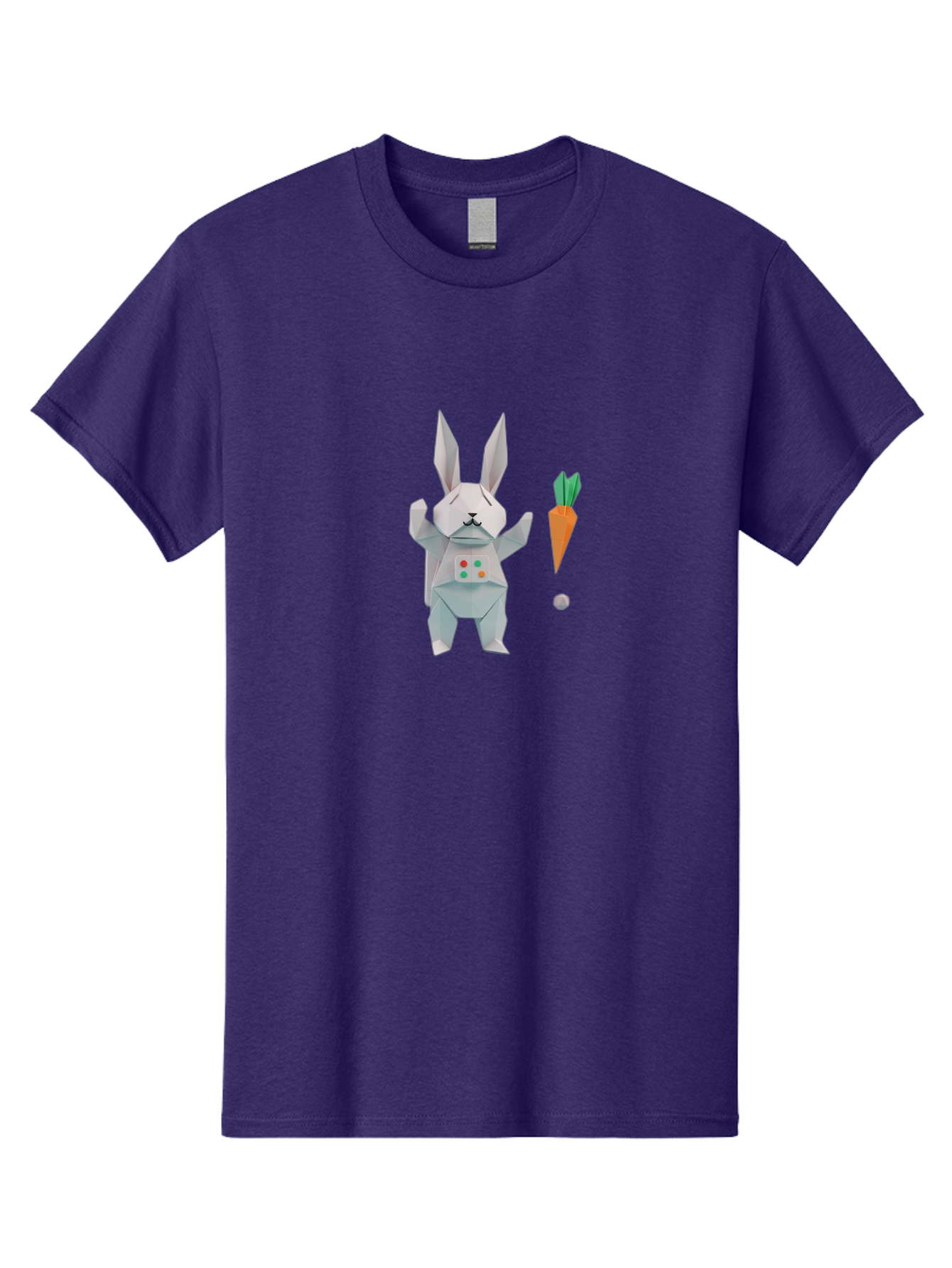 Origami-Bunny-With-Carrot Men'S Graphic Tee, 100% Cotton, Comfortable Casual Summer Wear, Machine Washable, Vintage Camera, Old Camera, Antique Camera, Black Camera, Classic Photography, Photography Equipment, Nostalgic Device, Film Camera, Bai197