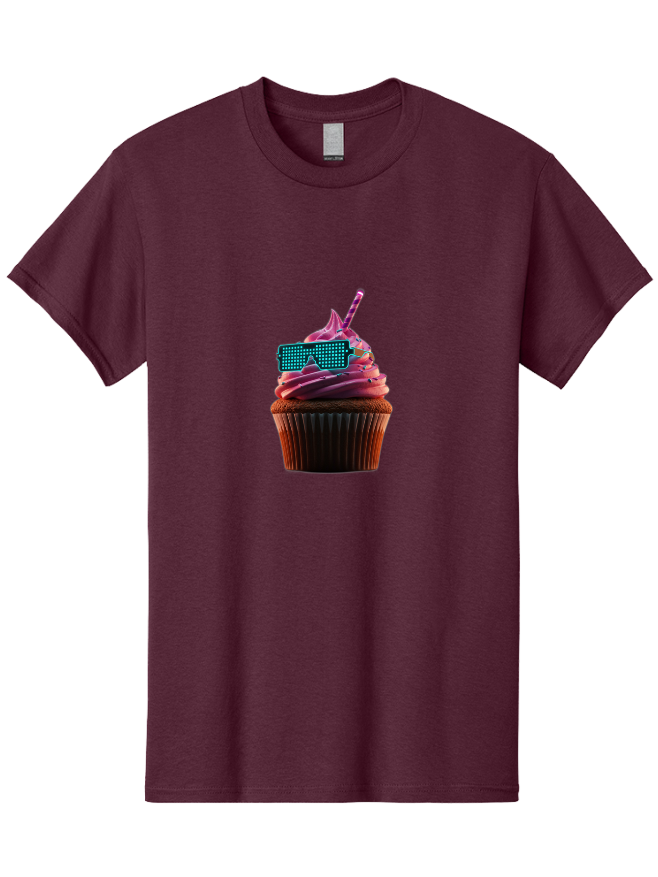 Party-Cupcake Men'S Graphic Tee, 100% Cotton, Comfortable Casual Summer Wear, Machine Washable, Vintage Camera, Old Camera, Antique Camera, Black Camera, Classic Photography, Photography Equipment, Nostalgic Device, Film Camera, Camera Art Bai209