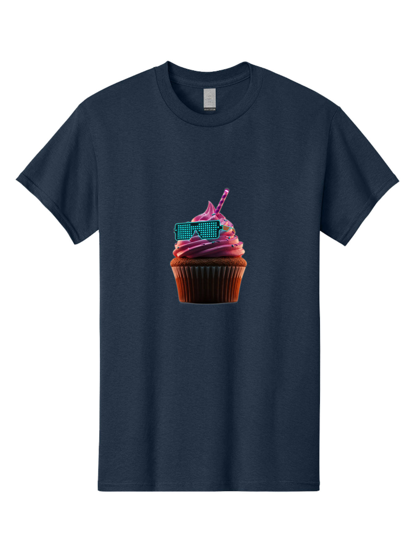 Party-Cupcake Men'S Graphic Tee, 100% Cotton, Comfortable Casual Summer Wear, Machine Washable, Vintage Camera, Old Camera, Antique Camera, Black Camera, Classic Photography, Photography Equipment, Nostalgic Device, Film Camera, Camera Art Bai209