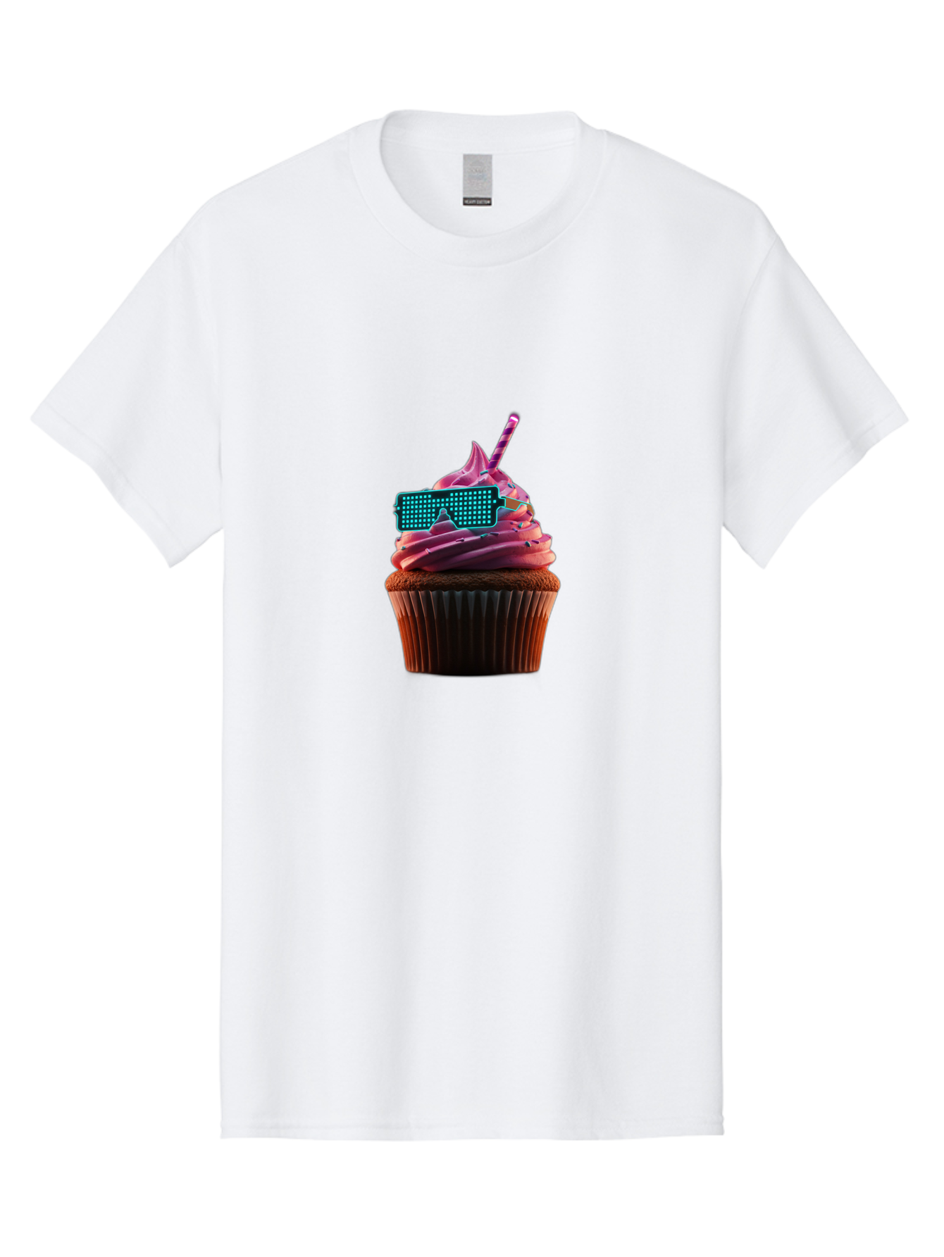 Party-Cupcake Men'S Graphic Tee, 100% Cotton, Comfortable Casual Summer Wear, Machine Washable, Vintage Camera, Old Camera, Antique Camera, Black Camera, Classic Photography, Photography Equipment, Nostalgic Device, Film Camera, Camera Art Bai209