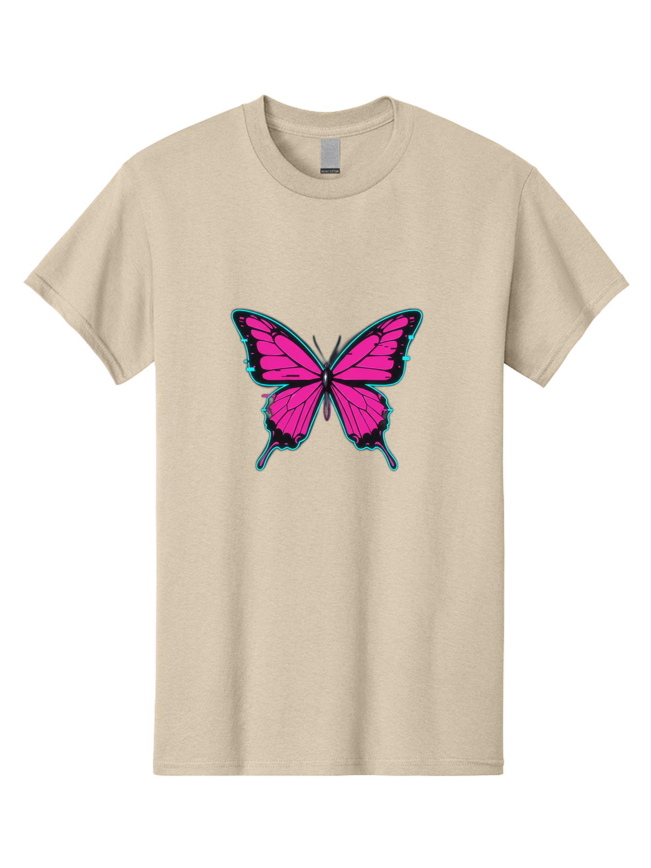 Pink-Butterfly-1 Men'S Graphic Tee, 100% Cotton, Comfortable Casual Summer Wear, Machine Washable, Vintage Camera, Old Camera, Antique Camera, Black Camera, Classic Photography, Photography Equipment, Nostalgic Device, Film Camera, Camera Art Bai215