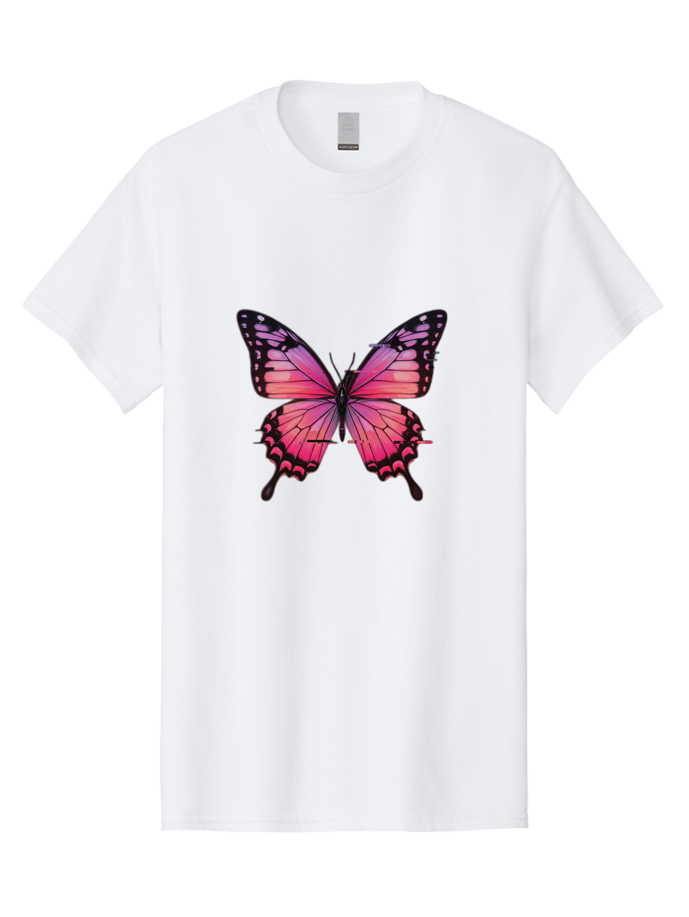 Pink-Butterfly-2 Men'S Graphic Tee, 100% Cotton, Comfortable Casual Summer Wear, Machine Washable, Vintage Camera, Old Camera, Antique Camera, Black Camera, Classic Photography, Photography Equipment, Nostalgic Device, Film Camera, Camera Art Bai216