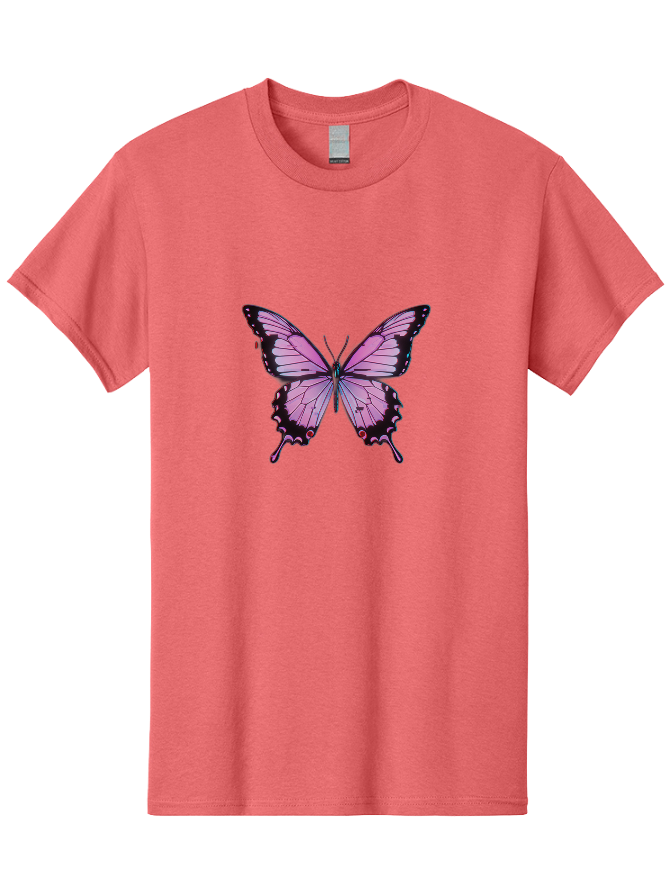Pink-Butterfly-3 Men'S Graphic Tee, 100% Cotton, Comfortable Casual Summer Wear, Machine Washable, Vintage Camera, Old Camera, Antique Camera, Black Camera, Classic Photography, Photography Equipment, Nostalgic Device, Film Camera, Camera Art Bai217