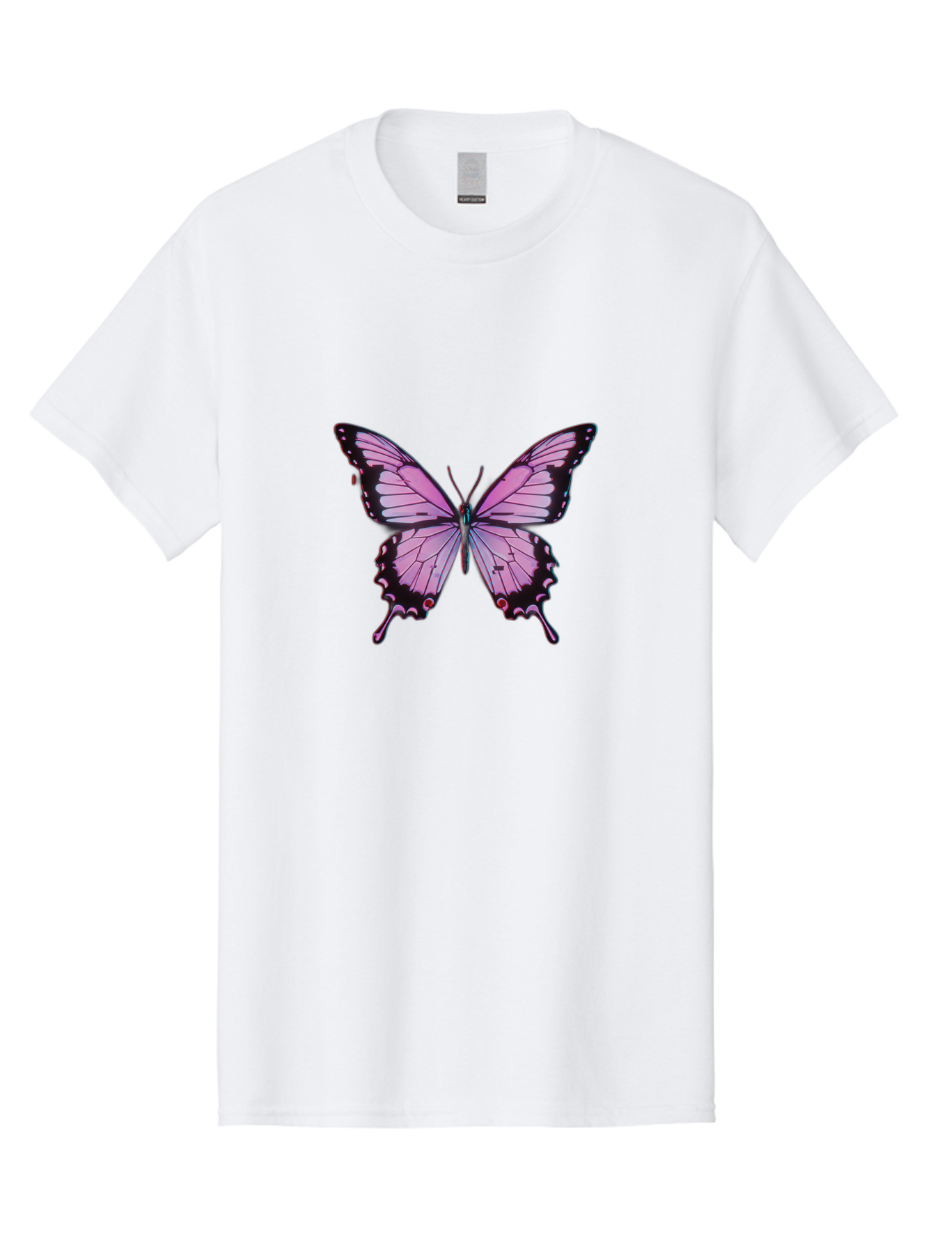 Pink-Butterfly-3 Men'S Graphic Tee, 100% Cotton, Comfortable Casual Summer Wear, Machine Washable, Vintage Camera, Old Camera, Antique Camera, Black Camera, Classic Photography, Photography Equipment, Nostalgic Device, Film Camera, Camera Art Bai217