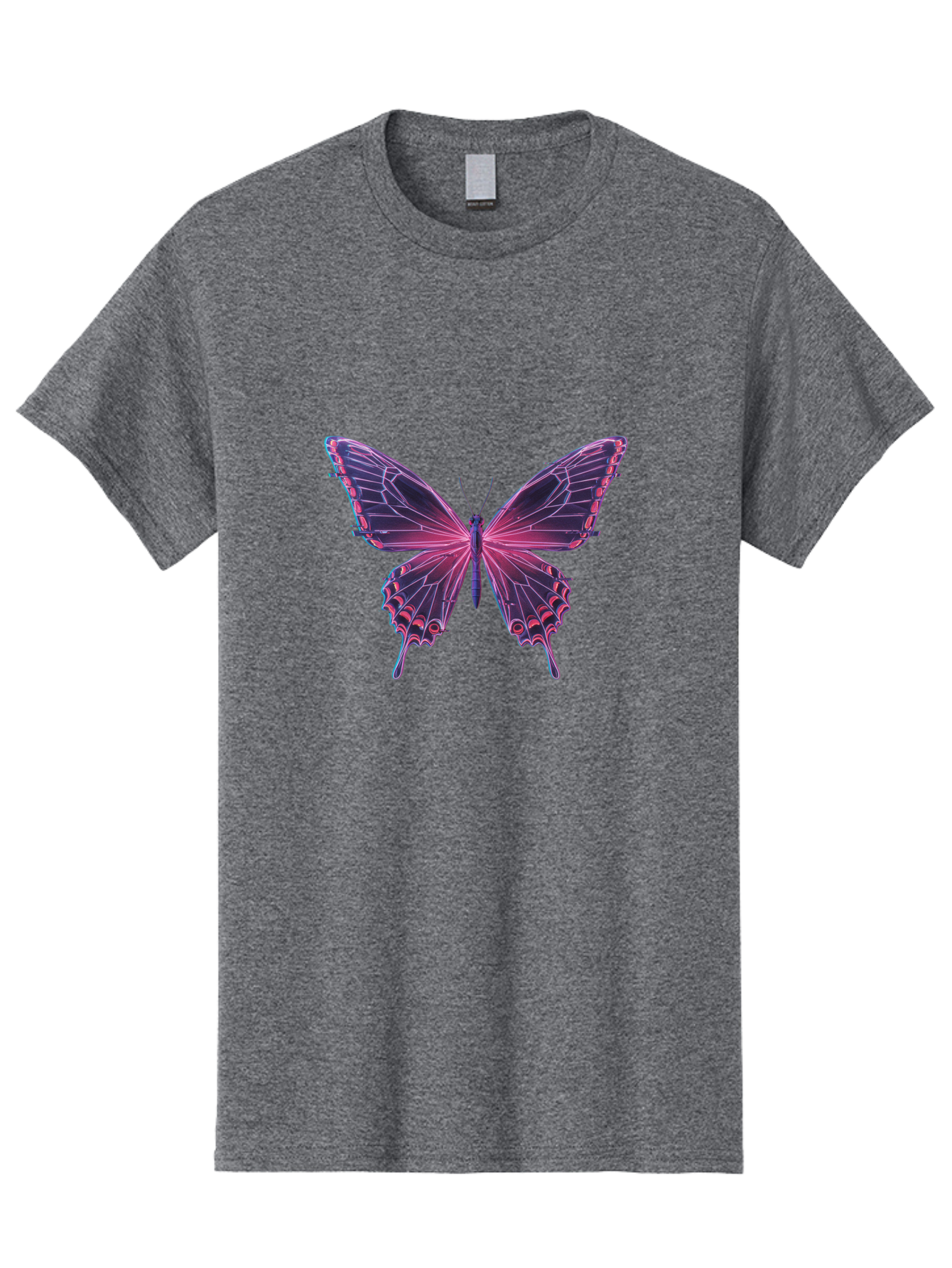 Pink-Butterfly-4 Men'S Graphic Tee, 100% Cotton, Comfortable Casual Summer Wear, Machine Washable, Vintage Camera, Old Camera, Antique Camera, Black Camera, Classic Photography, Photography Equipment, Nostalgic Device, Film Camera, Camera Art Bai218