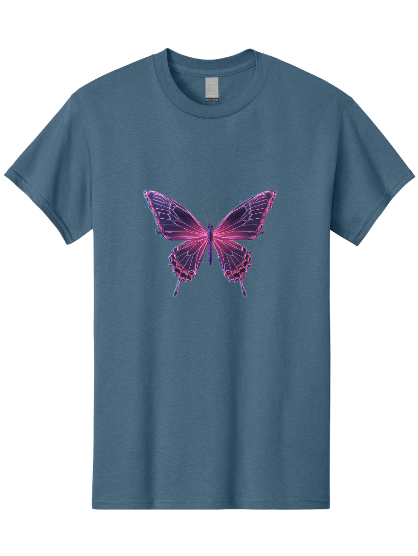 Pink-Butterfly-4 Men'S Graphic Tee, 100% Cotton, Comfortable Casual Summer Wear, Machine Washable, Vintage Camera, Old Camera, Antique Camera, Black Camera, Classic Photography, Photography Equipment, Nostalgic Device, Film Camera, Camera Art Bai218