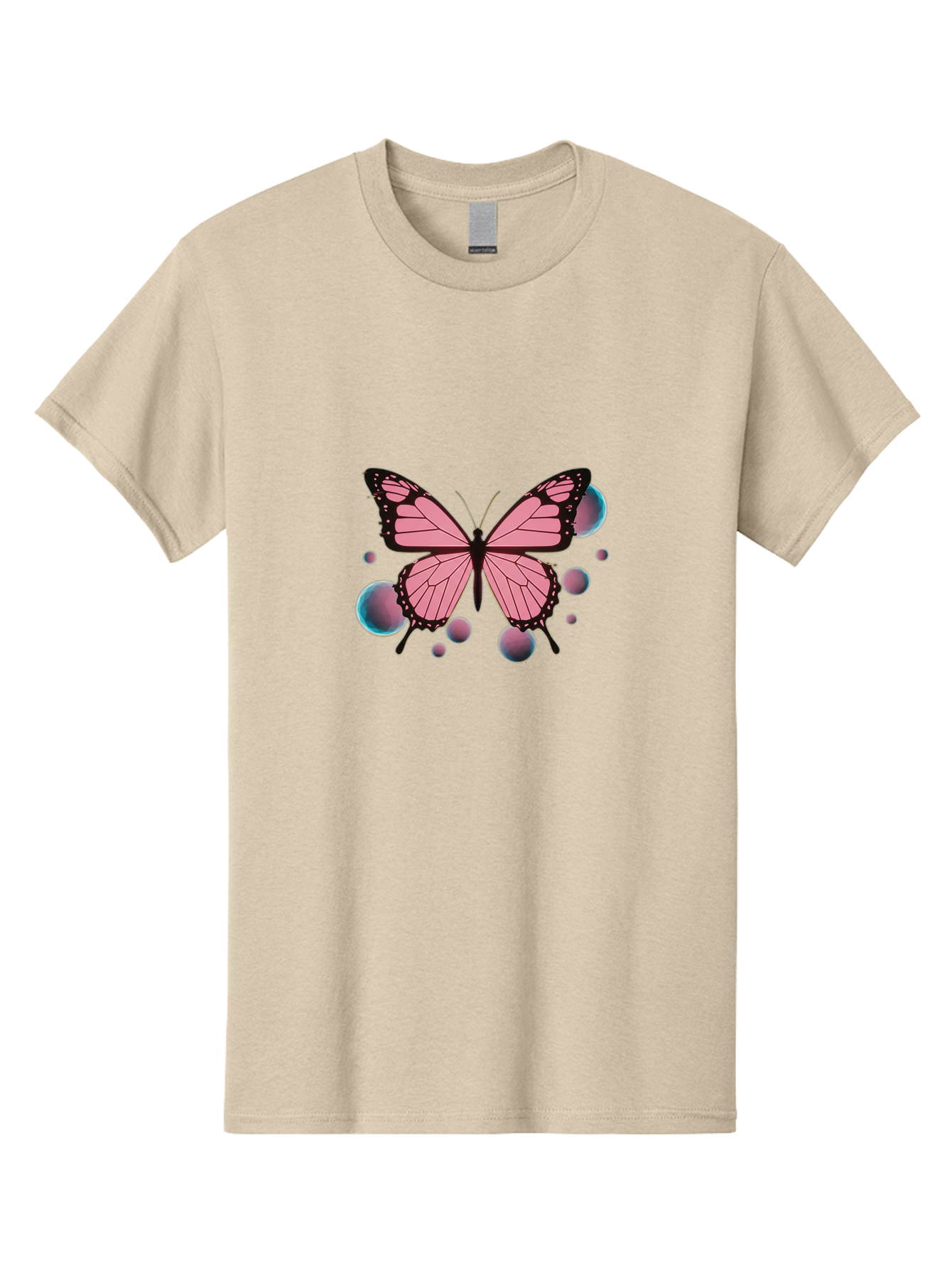Pink-Butterfly-7 Men'S Graphic Tee, 100% Cotton, Comfortable Casual Summer Wear, Machine Washable, Vintage Camera, Old Camera, Antique Camera, Black Camera, Classic Photography, Photography Equipment, Nostalgic Device, Film Camera, Camera Art Bai221