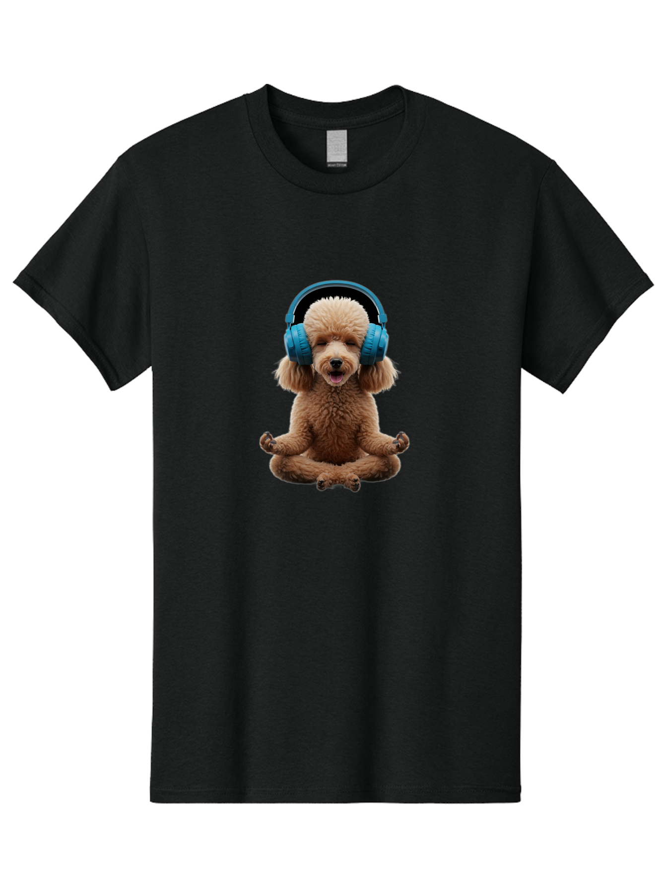 Poodle-In-Headphones Men'S Graphic Tee, 100% Cotton, Comfortable Casual Summer Wear, Machine Washable, Vintage Camera, Old Camera, Antique Camera, Black Camera, Classic Photography, Photography Equipment, Nostalgic Device, Film Camera, Bai235