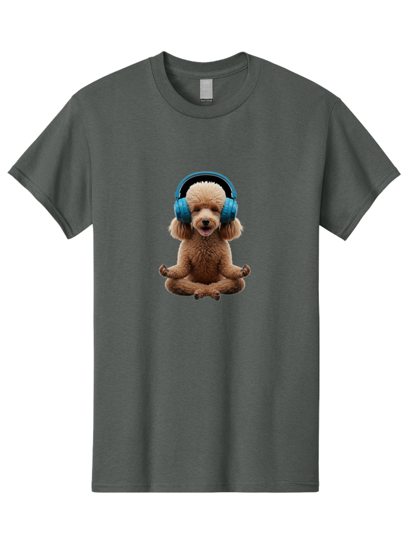 Poodle-In-Headphones Men'S Graphic Tee, 100% Cotton, Comfortable Casual Summer Wear, Machine Washable, Vintage Camera, Old Camera, Antique Camera, Black Camera, Classic Photography, Photography Equipment, Nostalgic Device, Film Camera, Bai235