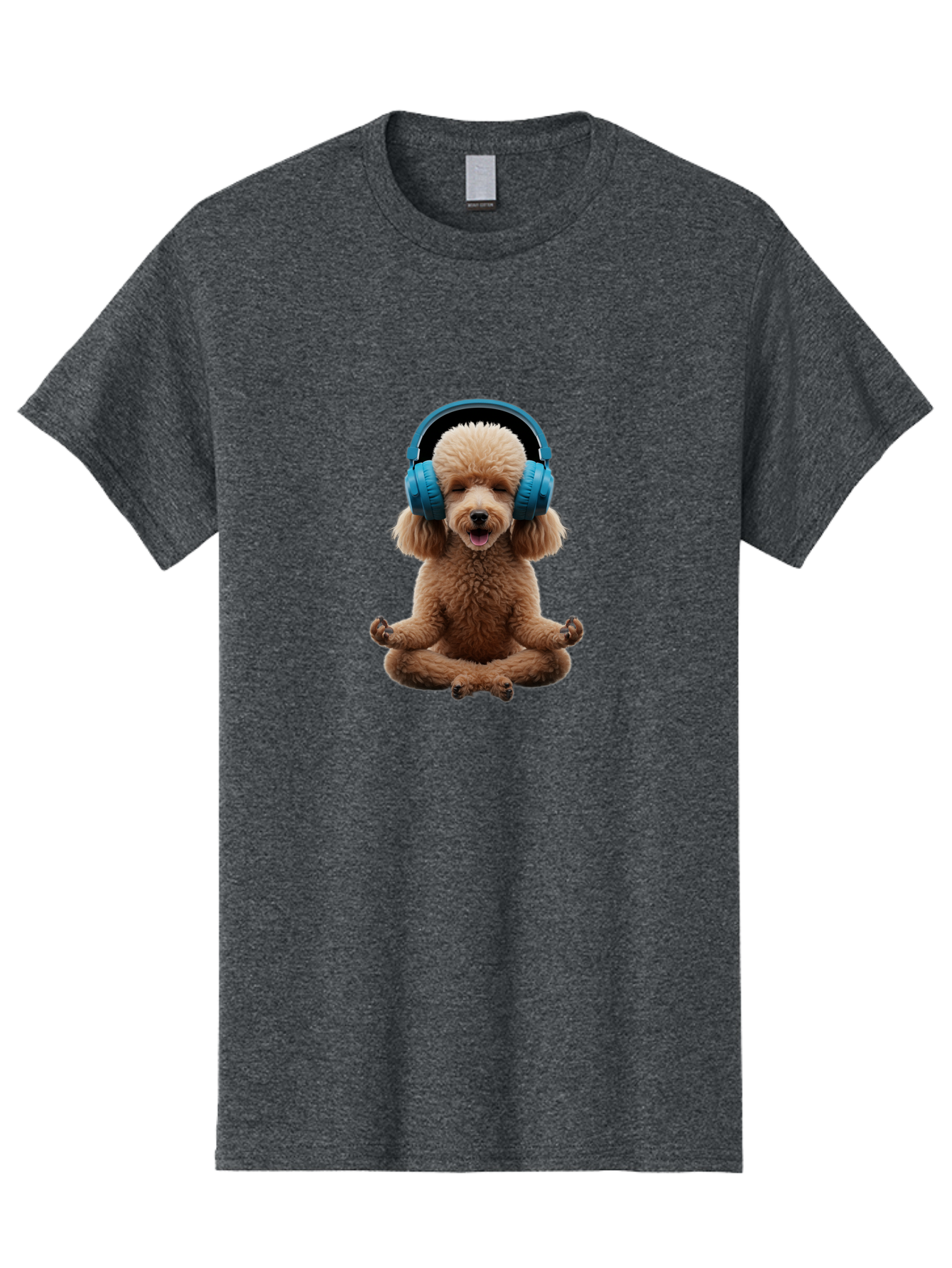 Poodle-In-Headphones Men'S Graphic Tee, 100% Cotton, Comfortable Casual Summer Wear, Machine Washable, Vintage Camera, Old Camera, Antique Camera, Black Camera, Classic Photography, Photography Equipment, Nostalgic Device, Film Camera, Bai235