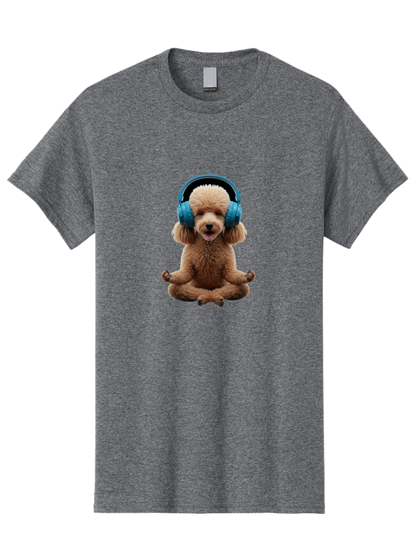 Poodle-In-Headphones Men'S Graphic Tee, 100% Cotton, Comfortable Casual Summer Wear, Machine Washable, Vintage Camera, Old Camera, Antique Camera, Black Camera, Classic Photography, Photography Equipment, Nostalgic Device, Film Camera, Bai235