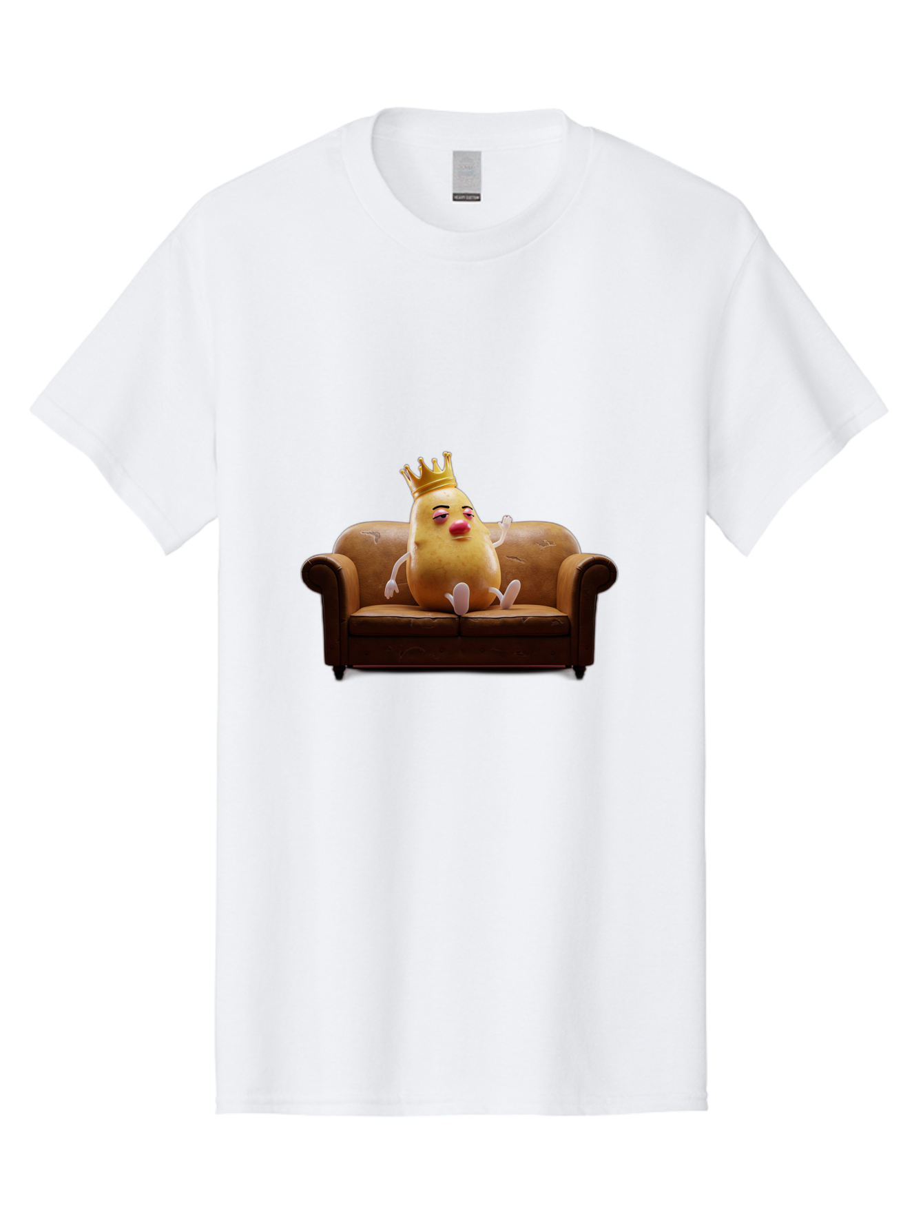 Potato-King-4 Men'S Graphic Tee, 100% Cotton, Comfortable Casual Summer Wear, Machine Washable, Vintage Camera, Old Camera, Antique Camera, Black Camera, Classic Photography, Photography Equipment, Nostalgic Device, Film Camera, Camera Art Bai242