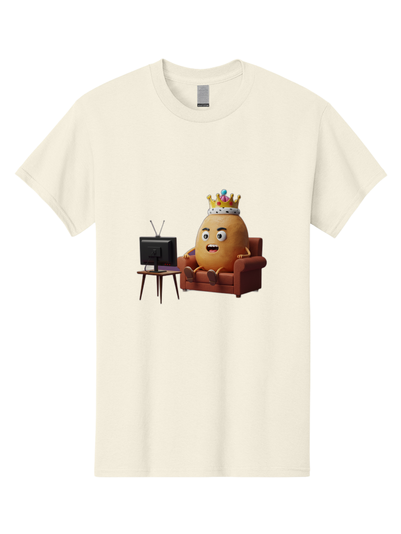 Potato-With-Crown Men'S Graphic Tee, 100% Cotton, Comfortable Casual Summer Wear, Machine Washable, Vintage Camera, Old Camera, Antique Camera, Black Camera, Classic Photography, Photography Equipment, Nostalgic Device, Film Camera, Camera Art Bai252