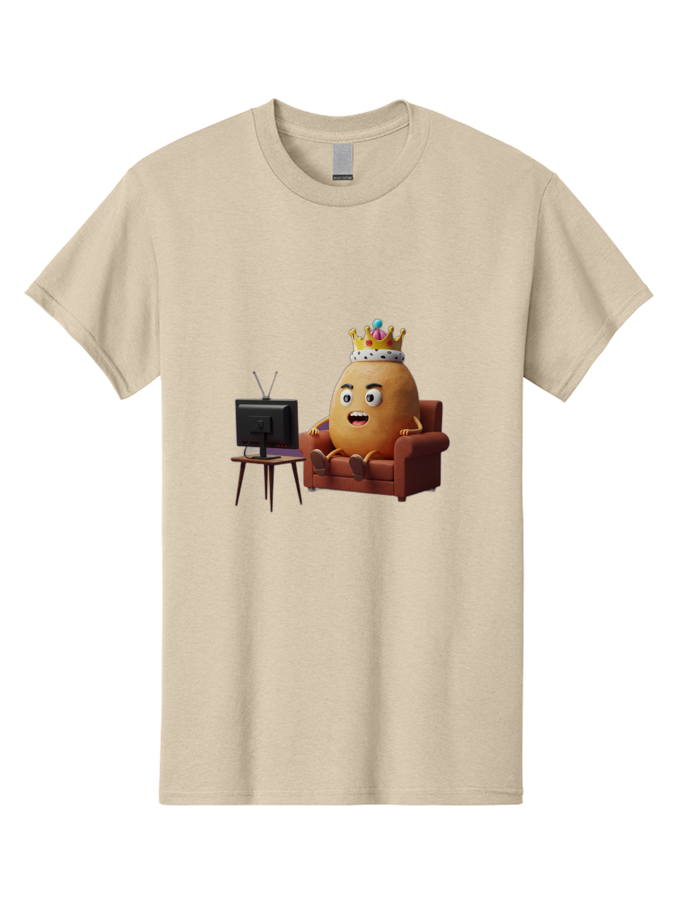 Potato-With-Crown Men'S Graphic Tee, 100% Cotton, Comfortable Casual Summer Wear, Machine Washable, Vintage Camera, Old Camera, Antique Camera, Black Camera, Classic Photography, Photography Equipment, Nostalgic Device, Film Camera, Camera Art Bai252