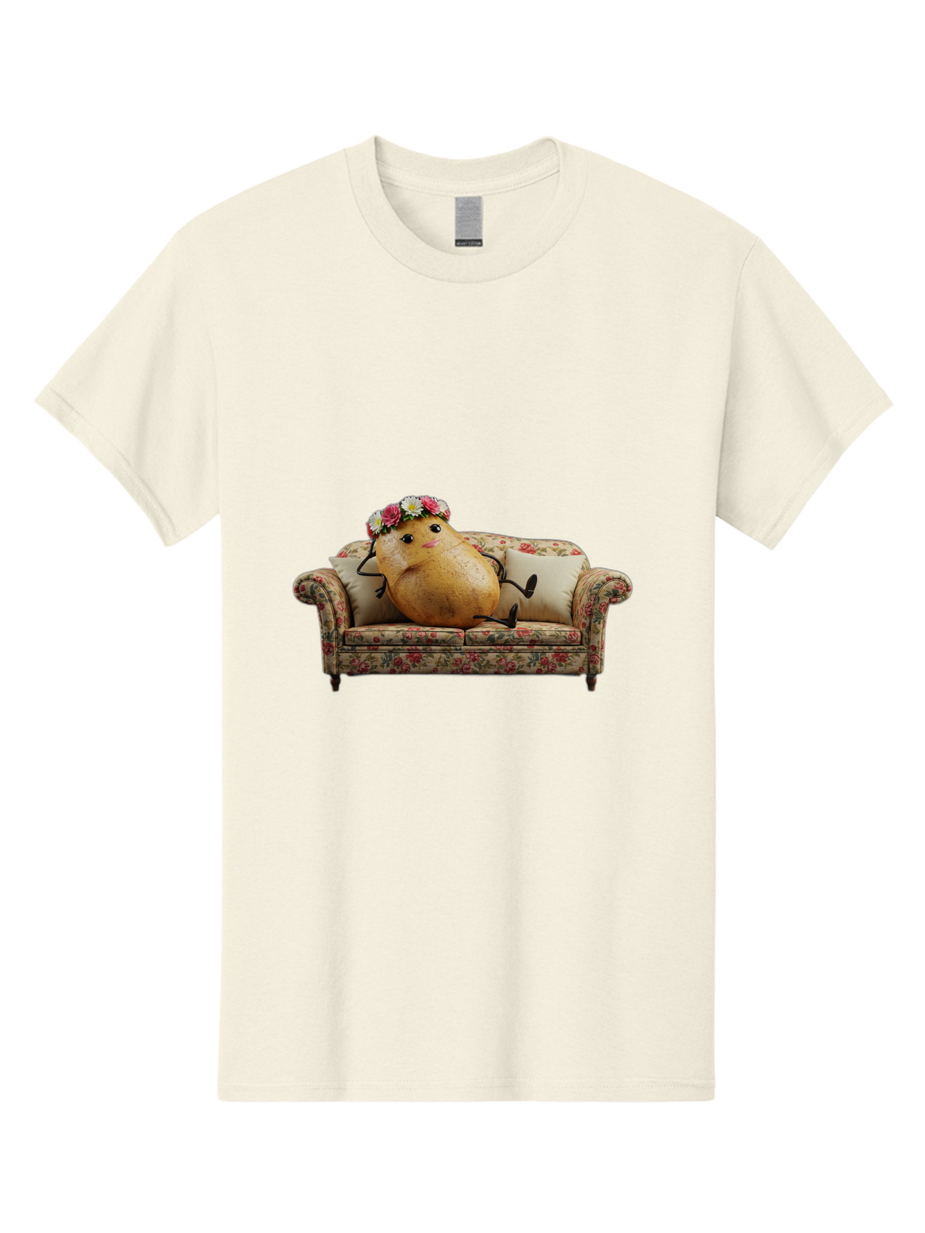 Potato-With-Flowers-On-Sofa Men'S Graphic Tee, 100% Cotton, Comfortable Casual Summer Wear, Machine Washable, Vintage Camera, Old Camera, Antique Camera, Black Camera, Classic Photography, Photography Equipment, Nostalgic Device, Film Camera, Bai253