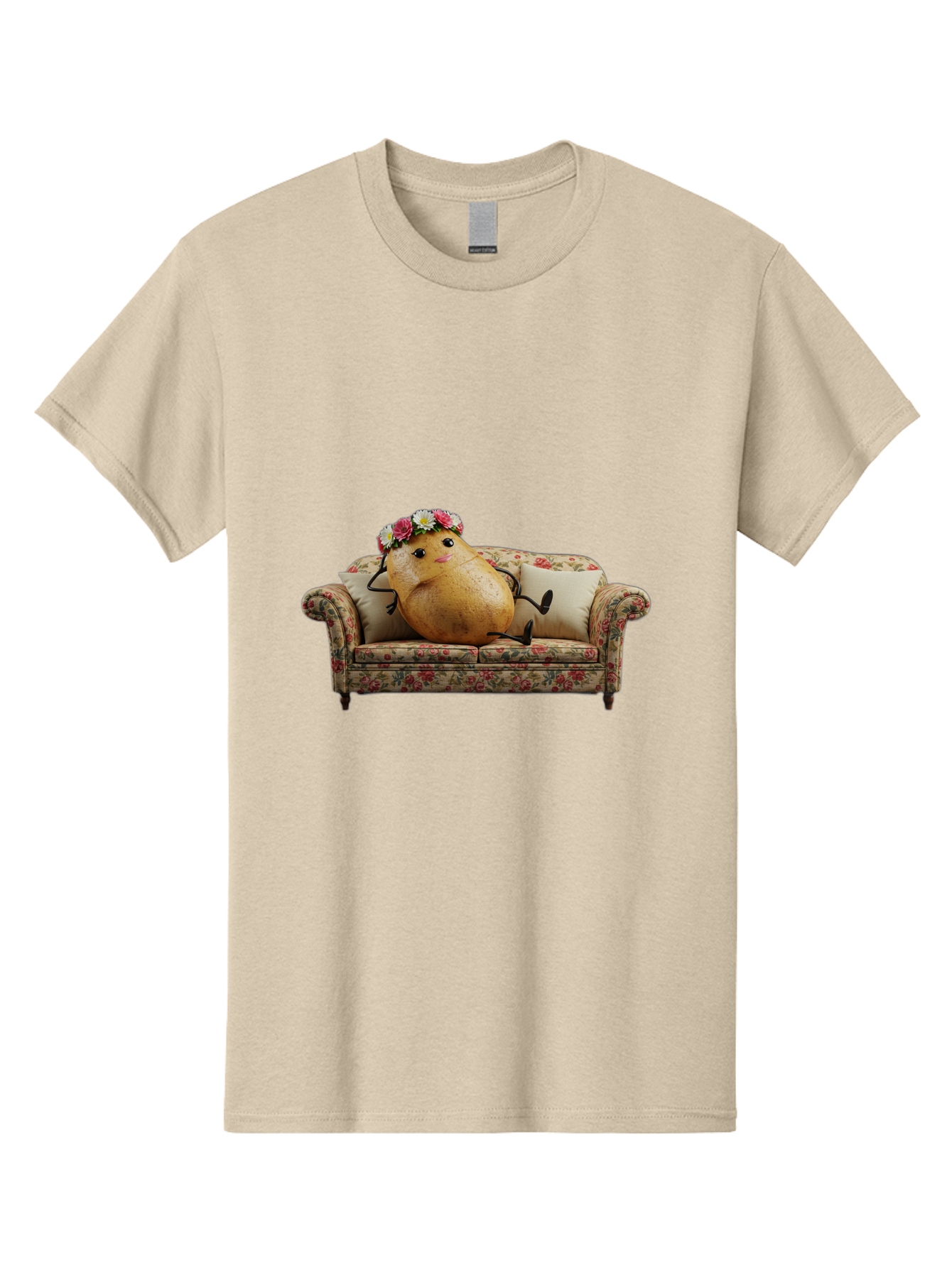Potato-With-Flowers-On-Sofa Men'S Graphic Tee, 100% Cotton, Comfortable Casual Summer Wear, Machine Washable, Vintage Camera, Old Camera, Antique Camera, Black Camera, Classic Photography, Photography Equipment, Nostalgic Device, Film Camera, Bai253