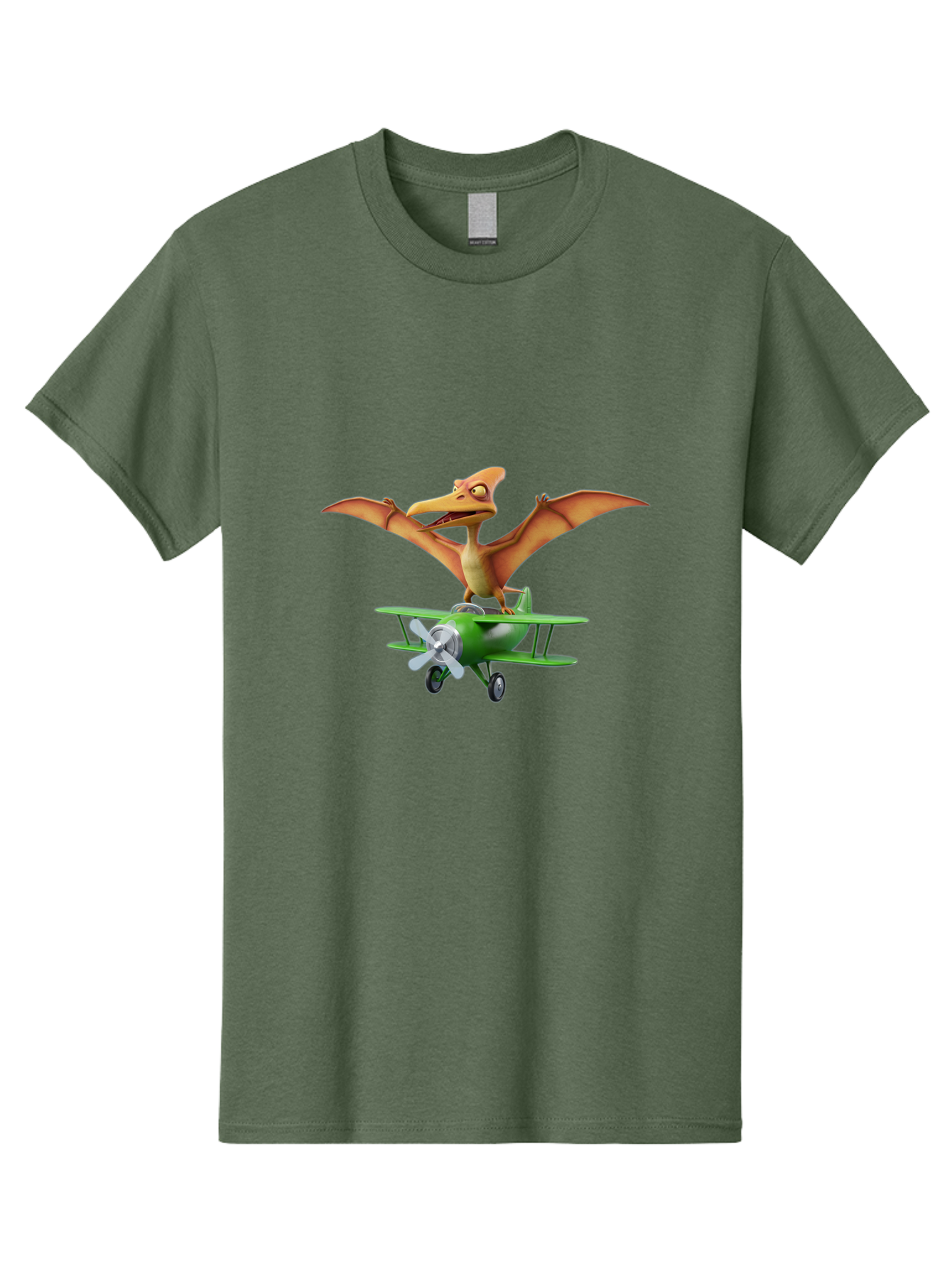 Pterodactyl-On-Plane Men'S Graphic Tee, 100% Cotton, Comfortable Casual Summer Wear, Machine Washable, Vintage Camera, Old Camera, Antique Camera, Black Camera, Classic Photography, Photography Equipment, Nostalgic Device, Film Camera, Bai255