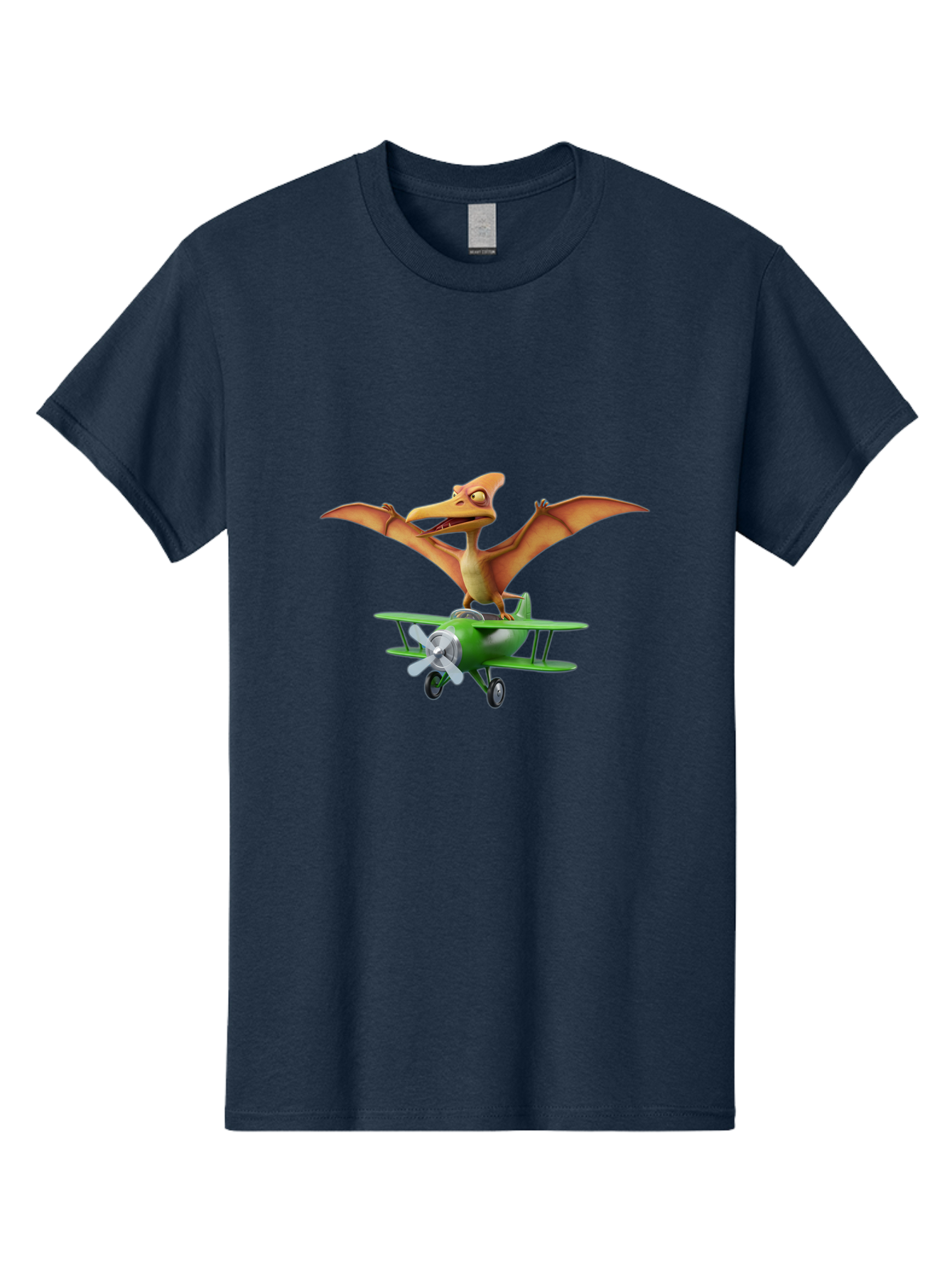 Pterodactyl-On-Plane Men'S Graphic Tee, 100% Cotton, Comfortable Casual Summer Wear, Machine Washable, Vintage Camera, Old Camera, Antique Camera, Black Camera, Classic Photography, Photography Equipment, Nostalgic Device, Film Camera, Bai255
