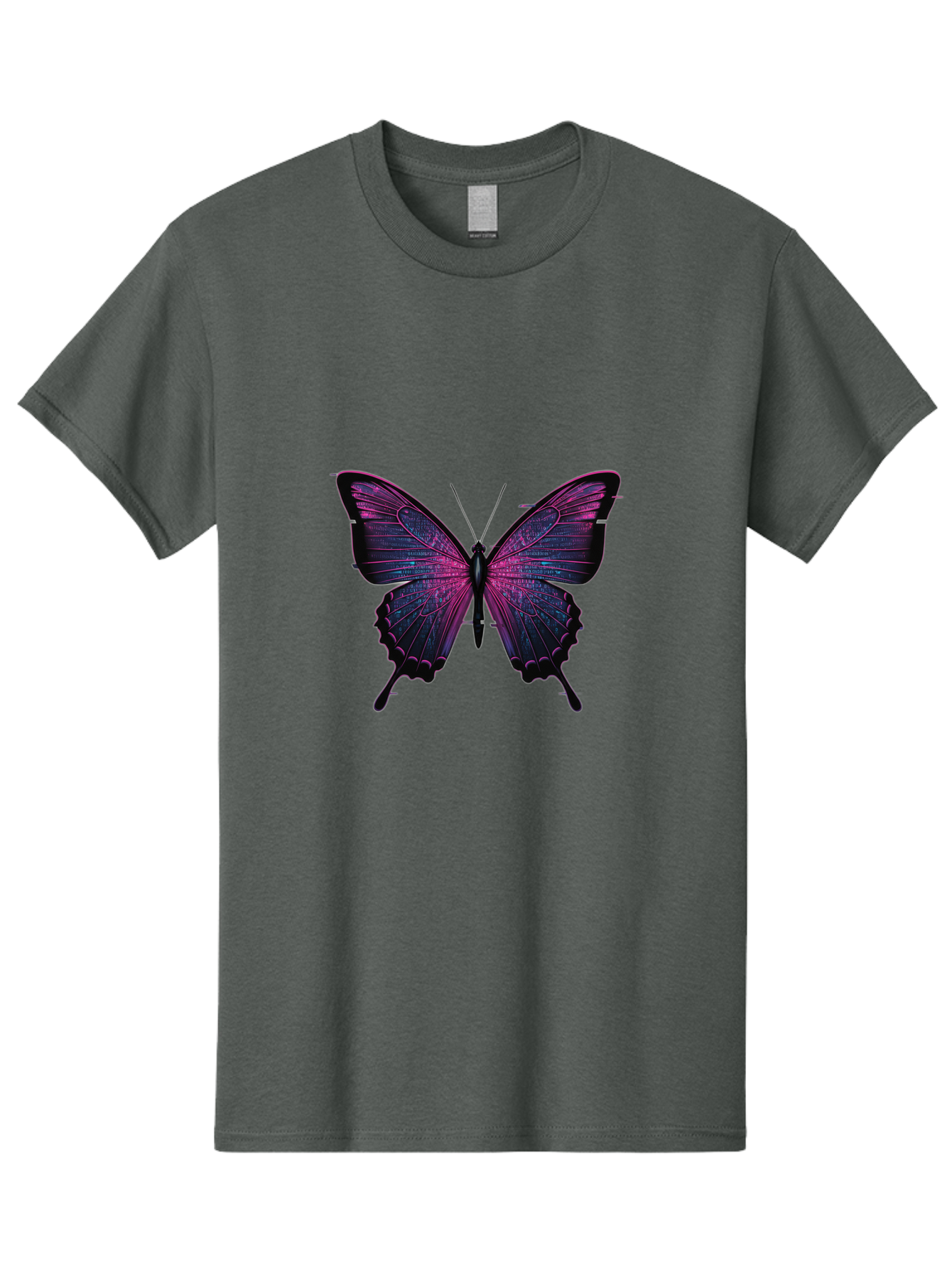 Purple-Butterfly-1 Men'S Graphic Tee, 100% Cotton, Comfortable Casual Summer Wear, Machine Washable, Vintage Camera, Old Camera, Antique Camera, Black Camera, Classic Photography, Photography Equipment, Nostalgic Device, Film Camera, Bai257
