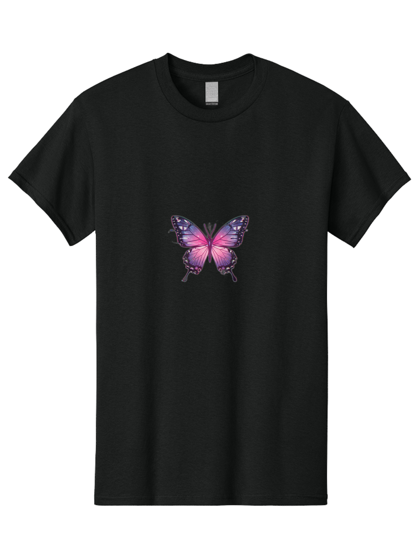 Purple-Butterfly-3 Men'S Graphic Tee, 100% Cotton, Comfortable Casual Summer Wear, Machine Washable, Vintage Camera, Old Camera, Antique Camera, Black Camera, Classic Photography, Photography Equipment, Nostalgic Device, Film Camera, Bai259