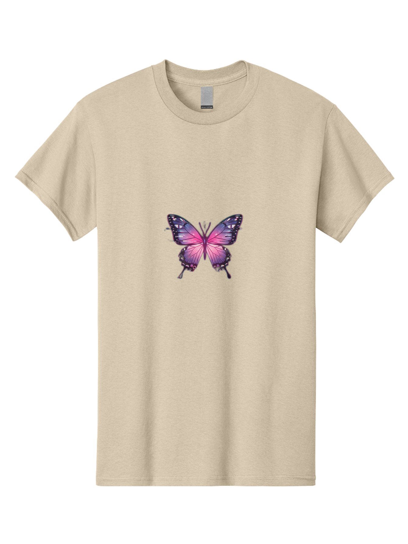 Purple-Butterfly-3 Men'S Graphic Tee, 100% Cotton, Comfortable Casual Summer Wear, Machine Washable, Vintage Camera, Old Camera, Antique Camera, Black Camera, Classic Photography, Photography Equipment, Nostalgic Device, Film Camera, Bai259