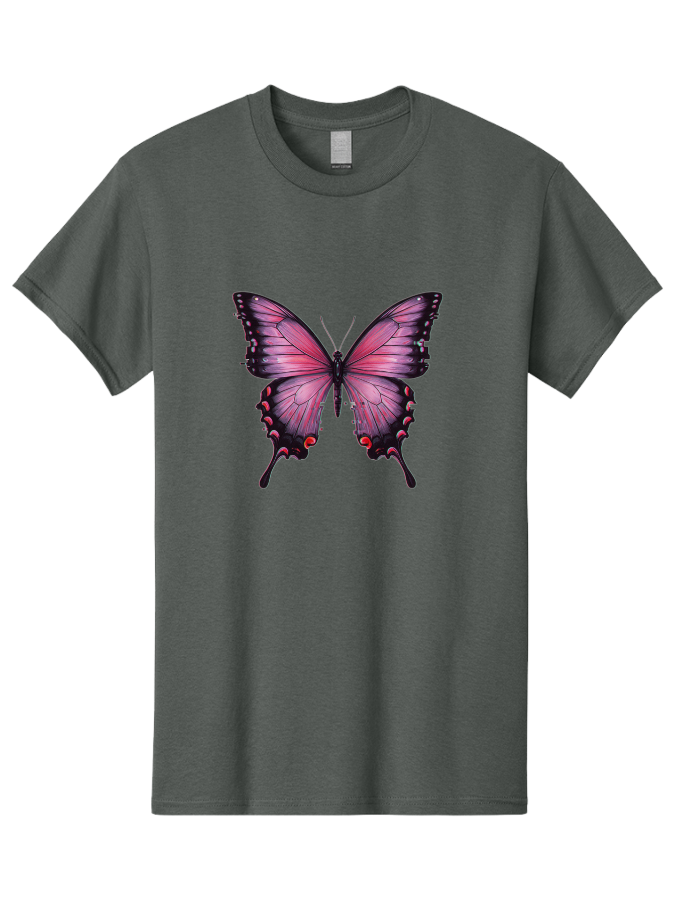 Purple-Butterfly Men'S Graphic Tee, 100% Cotton, Comfortable Casual Summer Wear, Machine Washable, Vintage Camera, Old Camera, Antique Camera, Black Camera, Classic Photography, Photography Equipment, Nostalgic Device, Film Camera, Camera Art Bai262