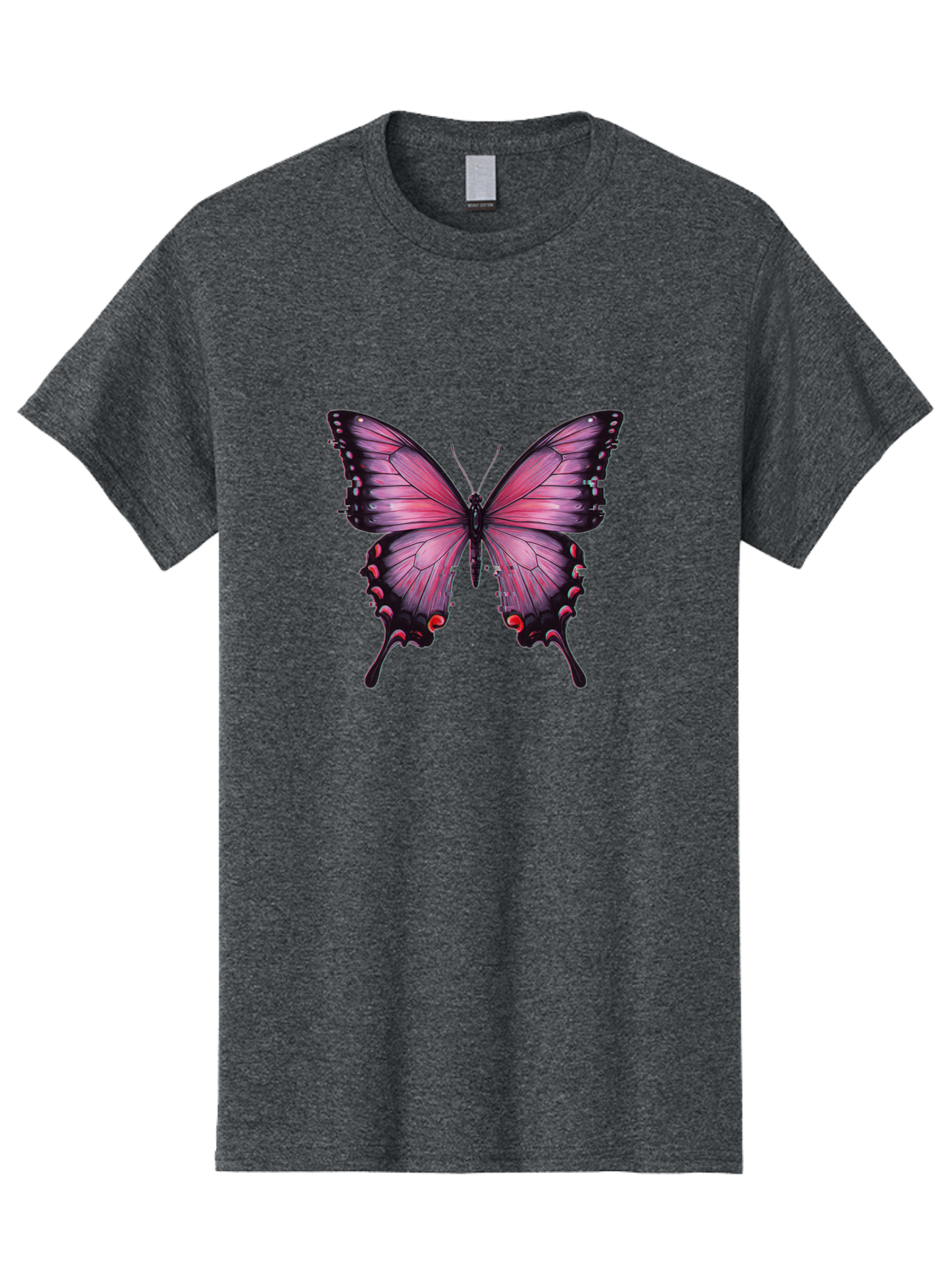 Purple-Butterfly Men'S Graphic Tee, 100% Cotton, Comfortable Casual Summer Wear, Machine Washable, Vintage Camera, Old Camera, Antique Camera, Black Camera, Classic Photography, Photography Equipment, Nostalgic Device, Film Camera, Camera Art Bai262