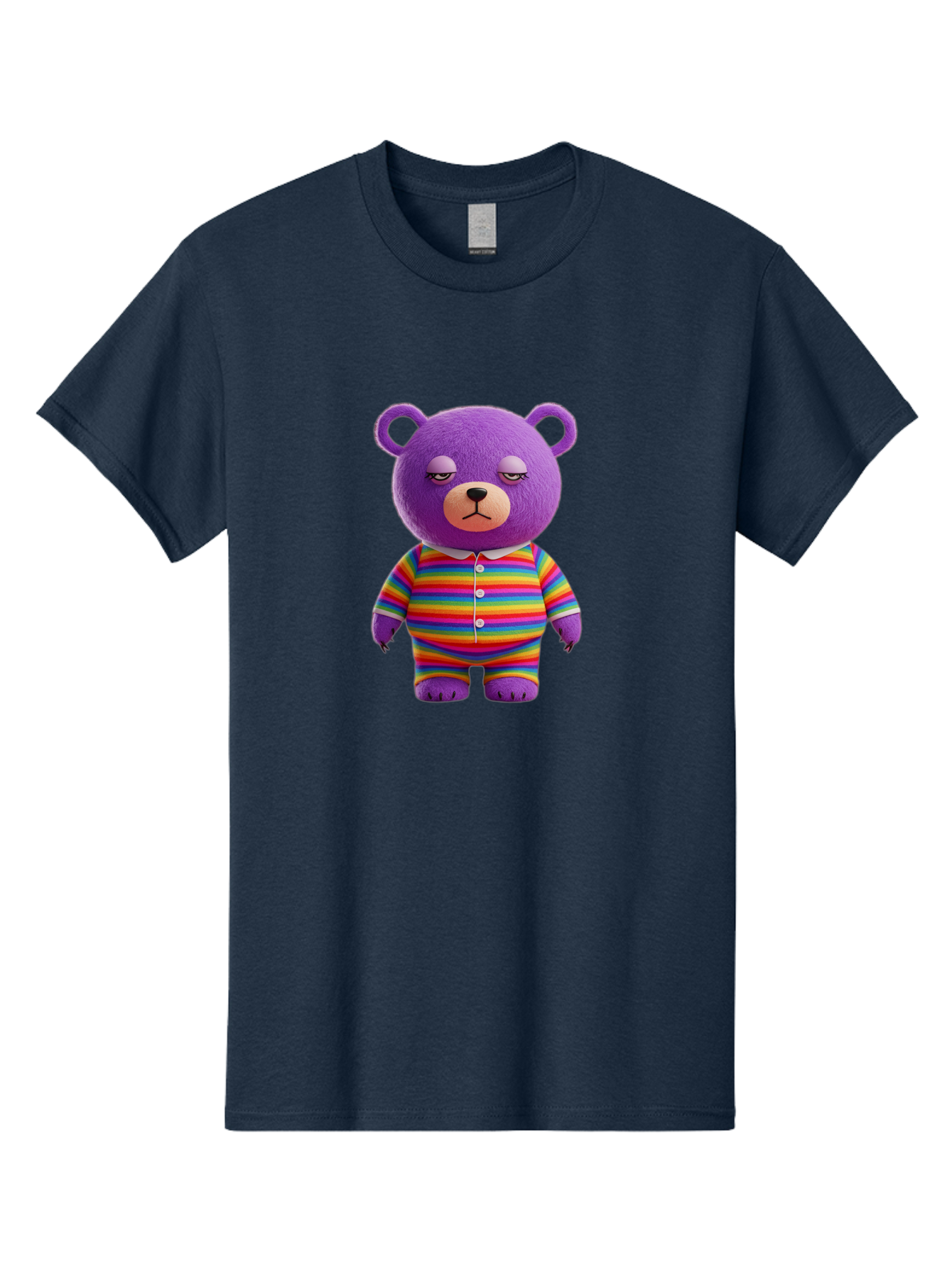 Purple-Teddy-Bear Men'S Graphic Tee, 100% Cotton, Comfortable Casual Summer Wear, Machine Washable, Vintage Camera, Old Camera, Antique Camera, Black Camera, Classic Photography, Photography Equipment, Nostalgic Device, Film Camera, Camera Art Bai263
