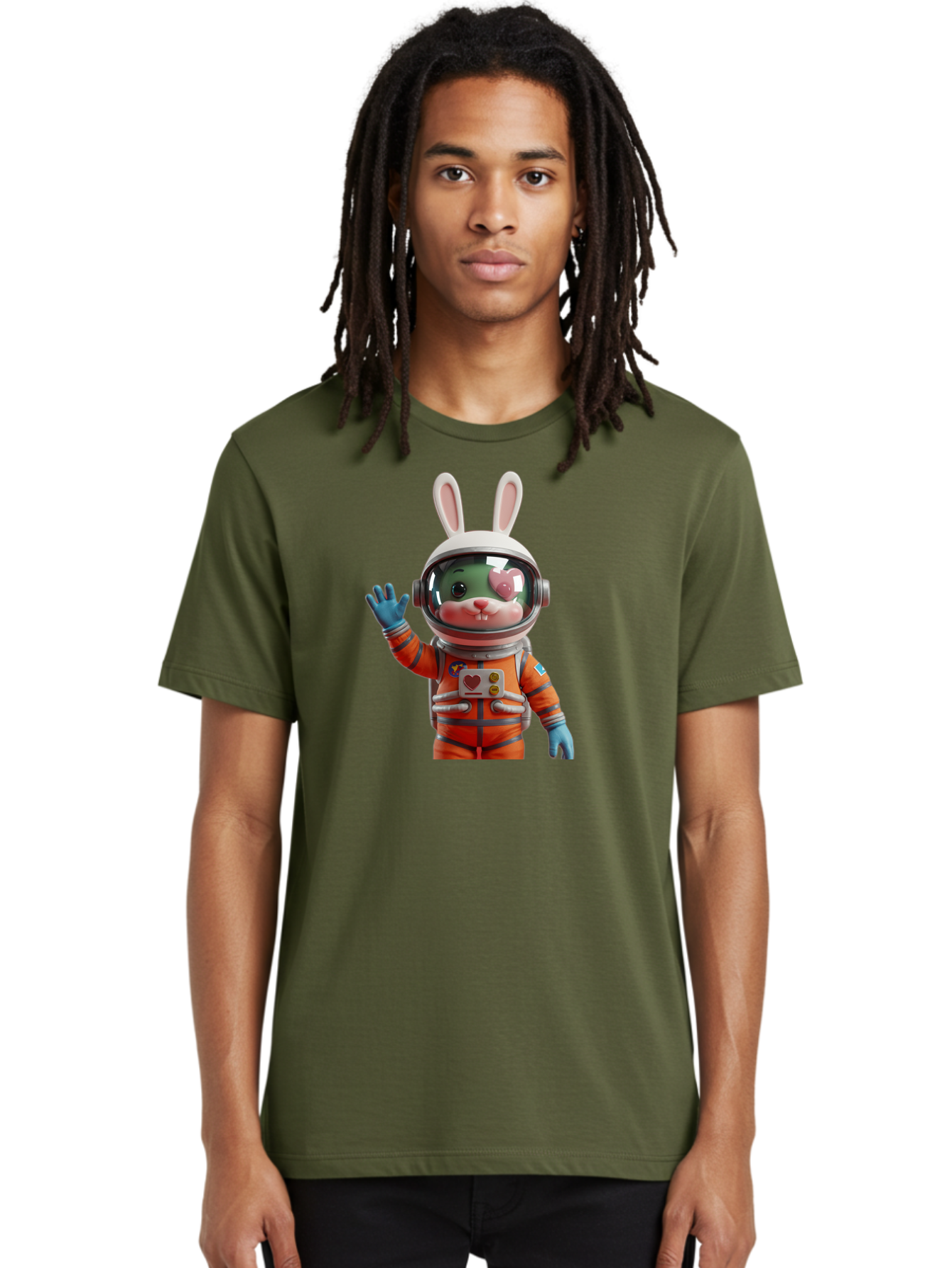 Rabbit-Astronaut-1 Men'S Graphic Tee, 100% Cotton, Comfortable Casual Summer Wear, Machine Washable, Vintage Camera, Old Camera, Antique Camera, Black Camera, Classic Photography, Photography Equipment, Nostalgic Device, Film Camera, Bai268