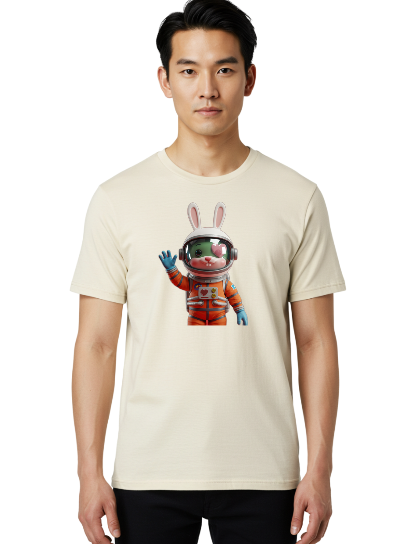 Rabbit-Astronaut-1 Men'S Graphic Tee, 100% Cotton, Comfortable Casual Summer Wear, Machine Washable, Vintage Camera, Old Camera, Antique Camera, Black Camera, Classic Photography, Photography Equipment, Nostalgic Device, Film Camera, Bai268