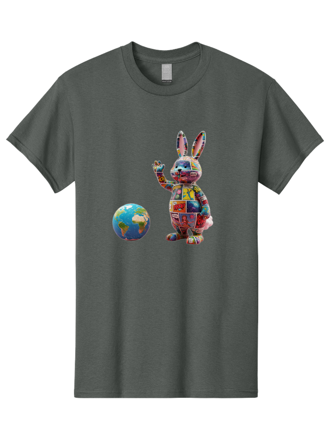 Rabbit Men'S Graphic Tee, 100% Cotton, Comfortable Casual Summer Wear, Machine Washable, Vintage Camera, Old Camera, Antique Camera, Black Camera, Classic Photography, Photography Equipment, Nostalgic Device, Film Camera, Camera Art Bai280