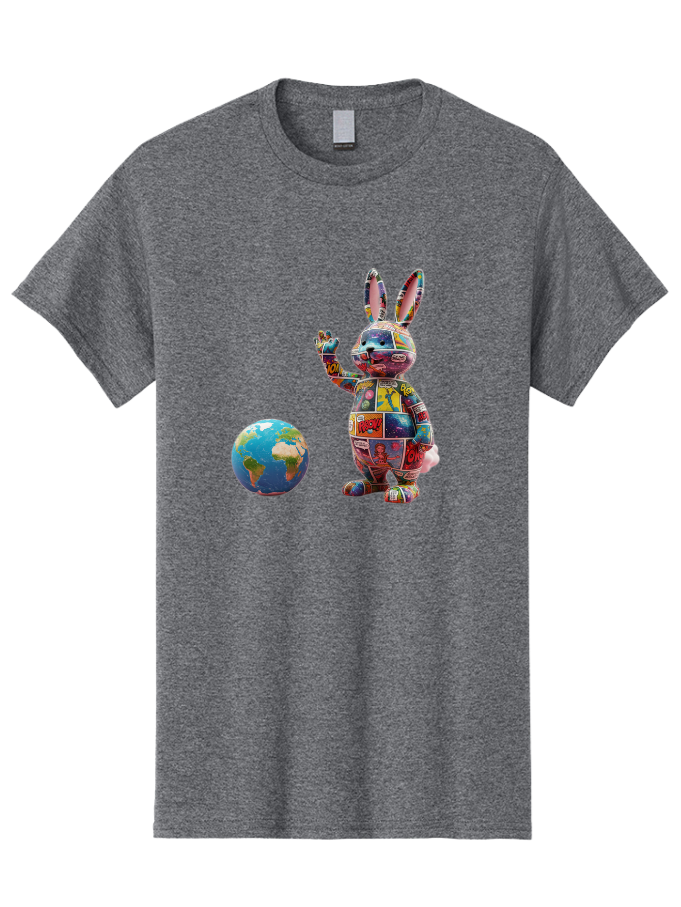 Rabbit Men'S Graphic Tee, 100% Cotton, Comfortable Casual Summer Wear, Machine Washable, Vintage Camera, Old Camera, Antique Camera, Black Camera, Classic Photography, Photography Equipment, Nostalgic Device, Film Camera, Camera Art Bai280