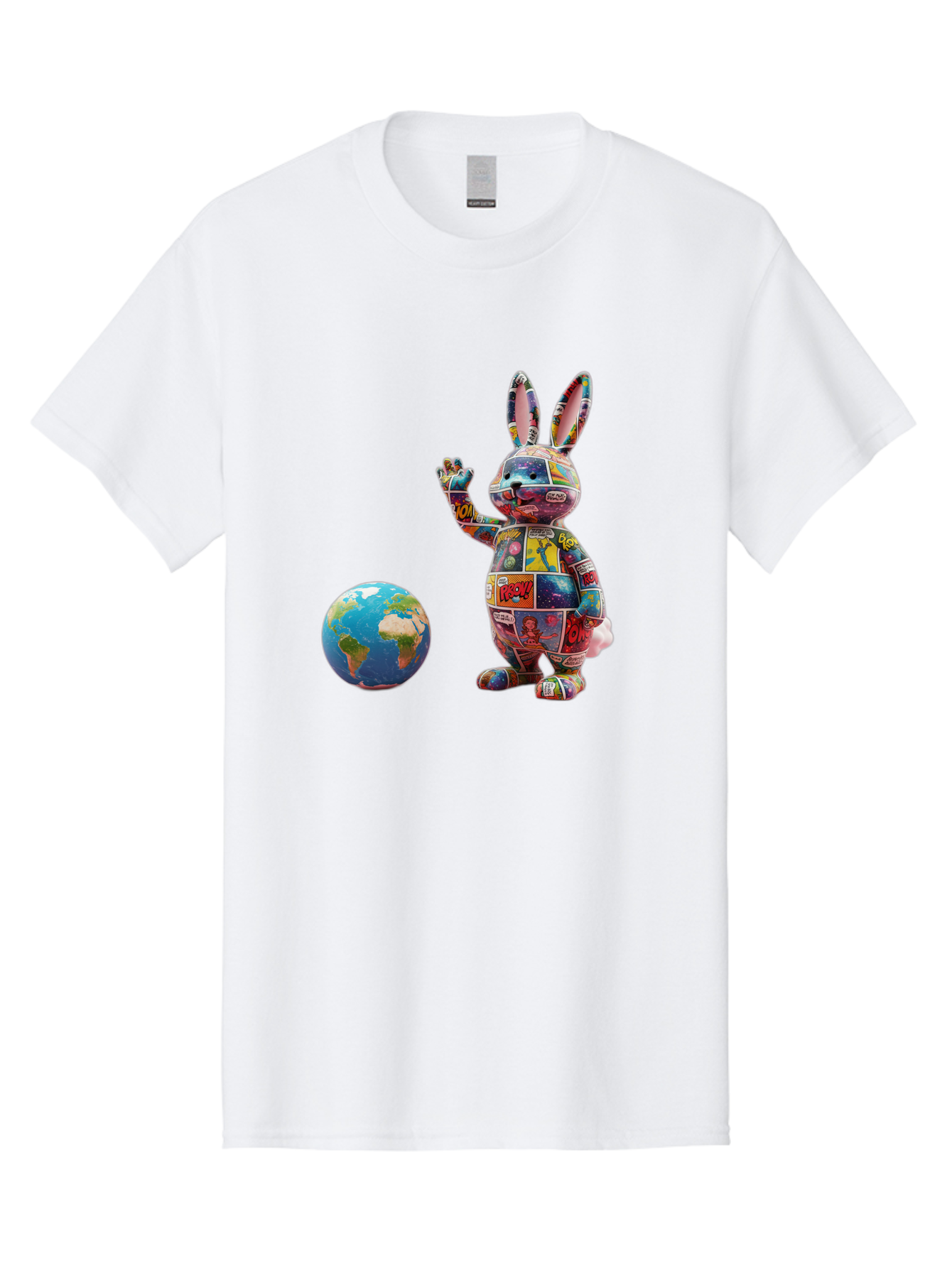 Rabbit Men'S Graphic Tee, 100% Cotton, Comfortable Casual Summer Wear, Machine Washable, Vintage Camera, Old Camera, Antique Camera, Black Camera, Classic Photography, Photography Equipment, Nostalgic Device, Film Camera, Camera Art Bai280