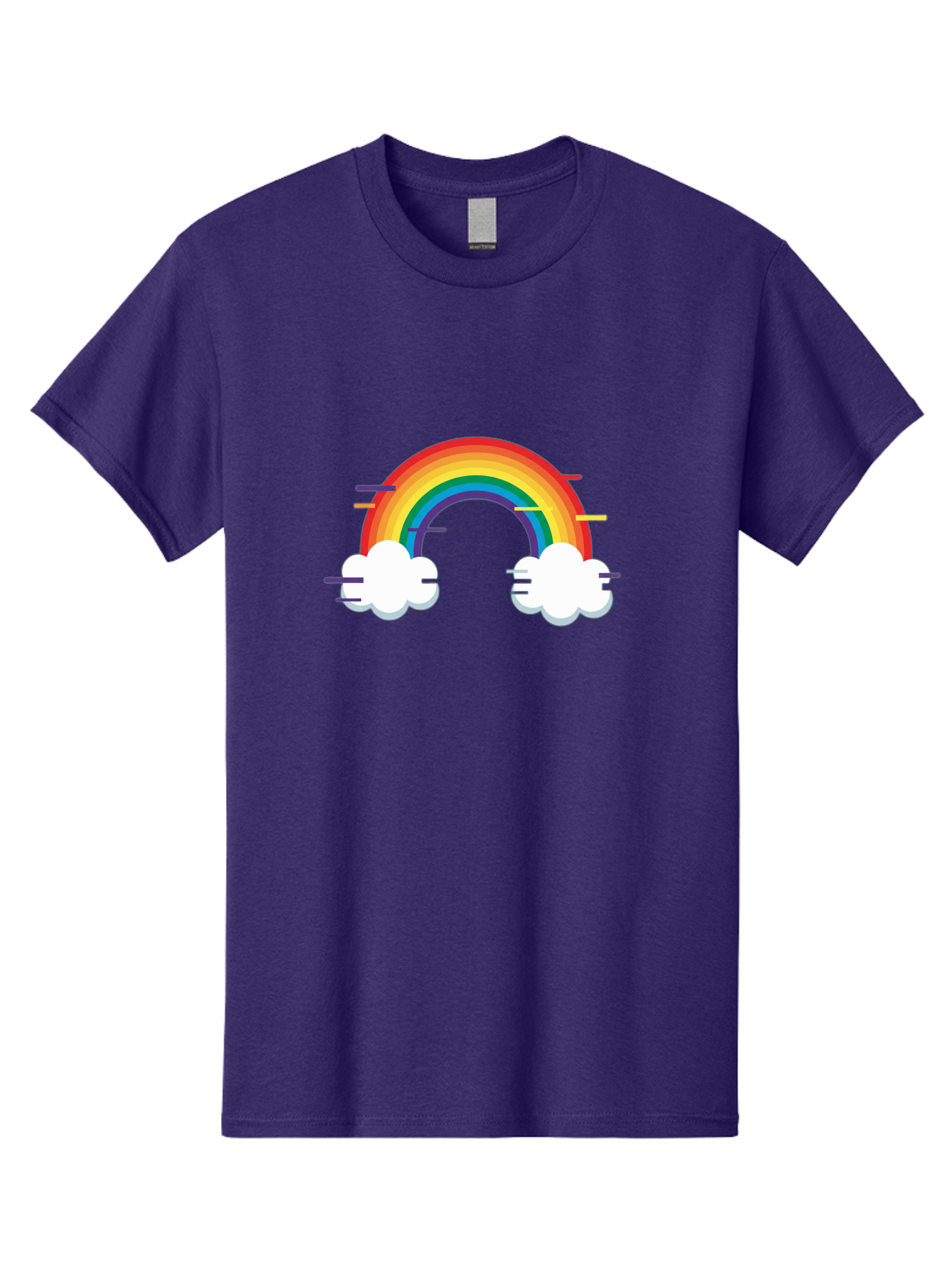 Rainbow-And-Clouds Men'S Graphic Tee, 100% Cotton, Comfortable Casual Summer Wear, Machine Washable, Vintage Camera, Old Camera, Antique Camera, Black Camera, Classic Photography, Photography Equipment, Nostalgic Device, Film Camera, Bai284