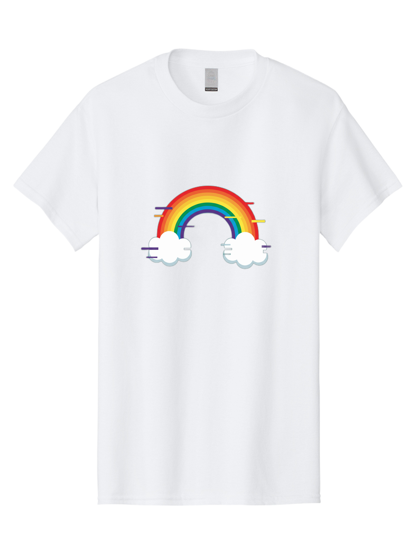 Rainbow-And-Clouds Men'S Graphic Tee, 100% Cotton, Comfortable Casual Summer Wear, Machine Washable, Vintage Camera, Old Camera, Antique Camera, Black Camera, Classic Photography, Photography Equipment, Nostalgic Device, Film Camera, Bai284