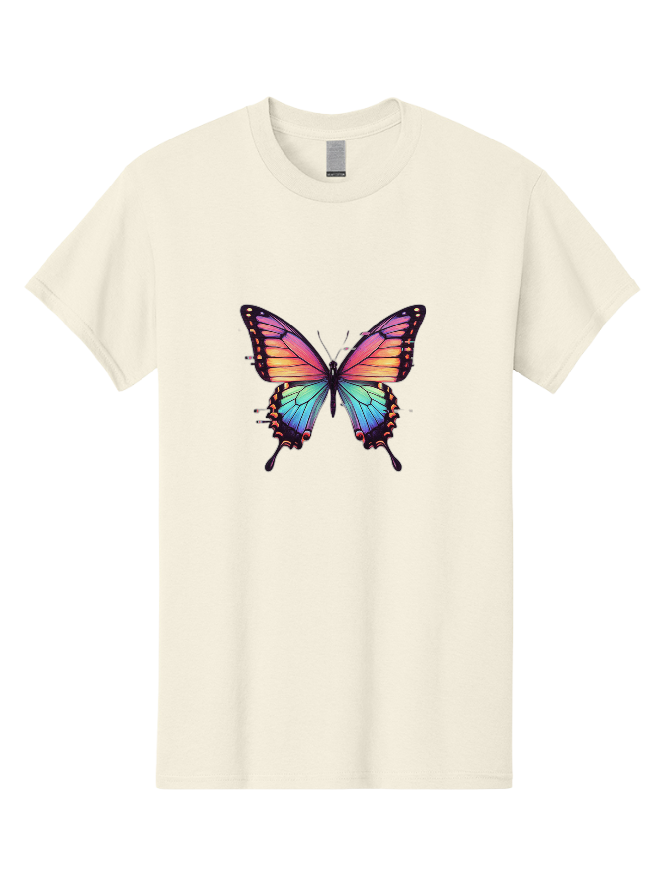 Rainbow-Butterfly Men'S Graphic Tee, 100% Cotton, Comfortable Casual Summer Wear, Machine Washable, Vintage Camera, Old Camera, Antique Camera, Black Camera, Classic Photography, Photography Equipment, Nostalgic Device, Film Camera, Camera Art Bai287