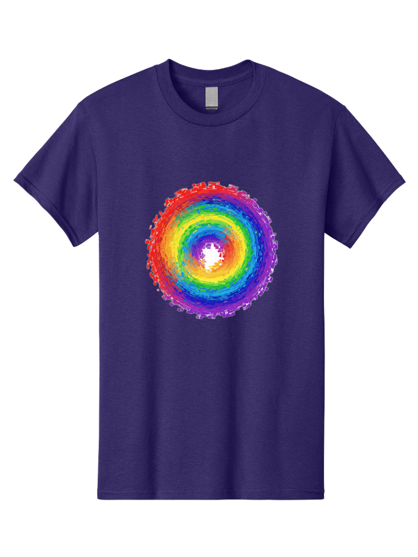 Rainbow-Circle-3 Men'S Graphic Tee, 100% Cotton, Comfortable Casual Summer Wear, Machine Washable, Vintage Camera, Old Camera, Antique Camera, Black Camera, Classic Photography, Photography Equipment, Nostalgic Device, Film Camera, Camera Art Bai290